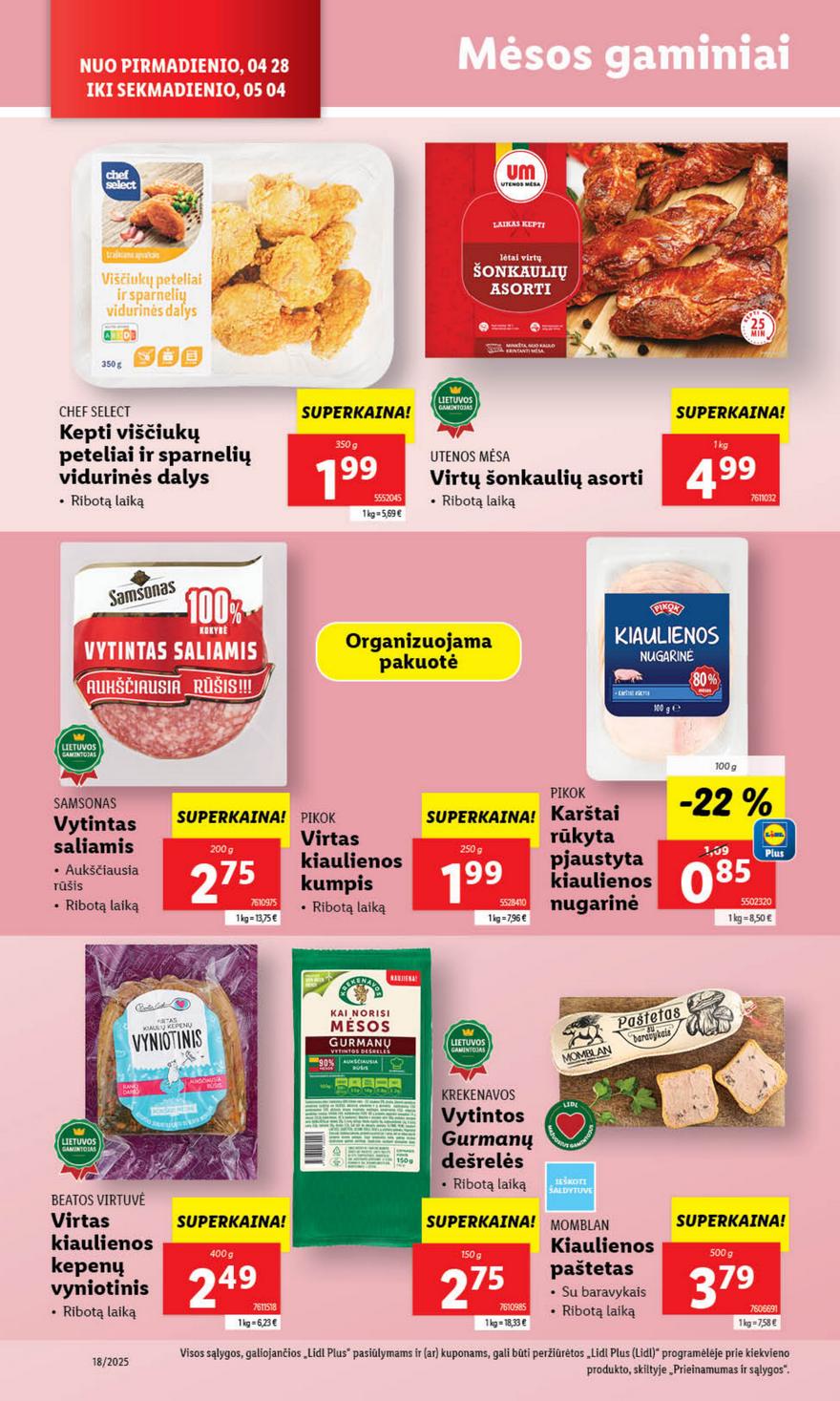 Lidl savaitinis leidinys akcijos nuo 
  2025-04-28 iki 
  2025-05-04 | Leidinukas.lt puslapis 25