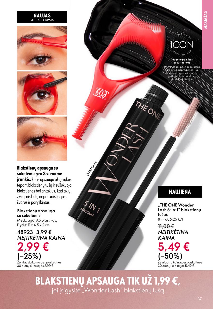 Oriflame katalogas akcijos nuo 
  2026-02-18 iki 
  2026-03-10 | Leidinukas.lt puslapis 37