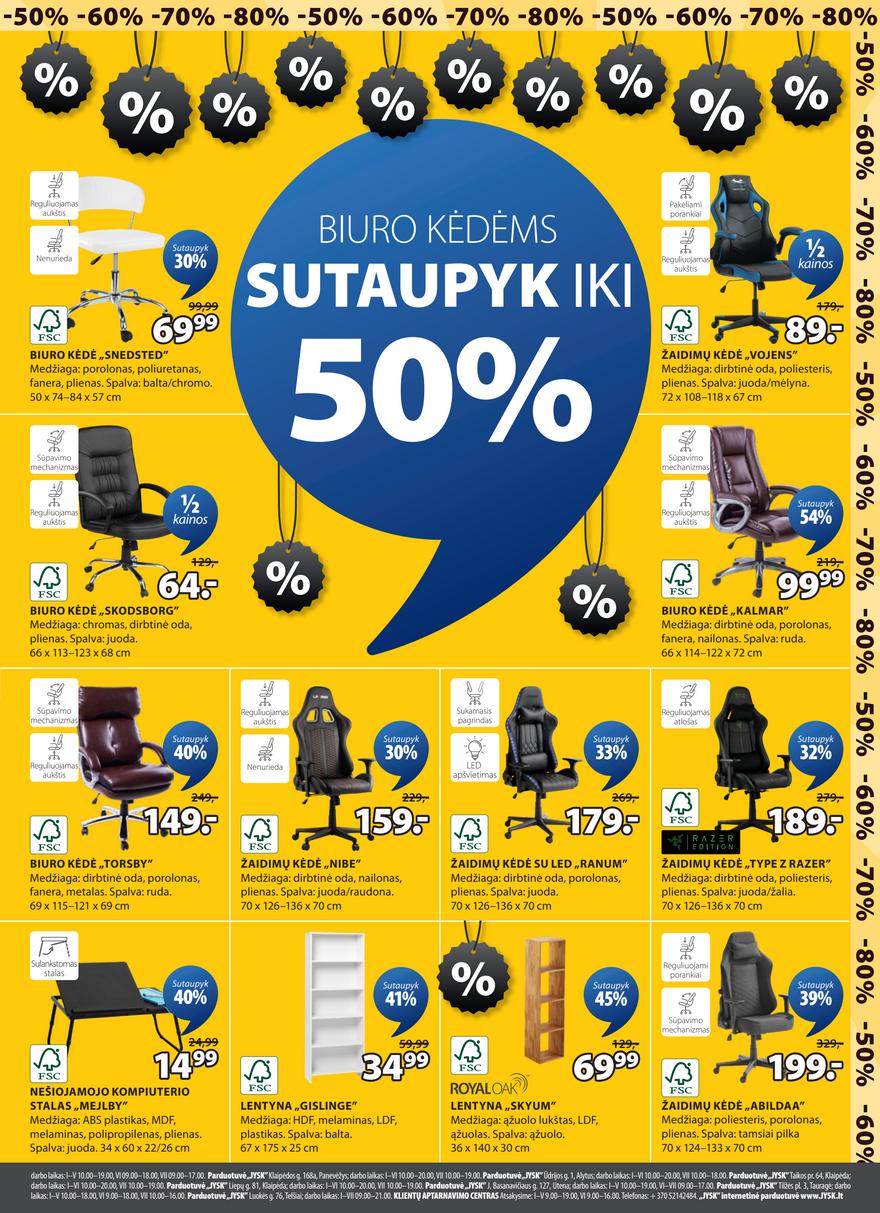 Jysk leidinys akcijos nuo 
  2026-01-20 iki 
  2026-02-02 | Leidinukas.lt puslapis 23