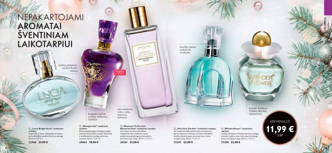 Oriflame katalogas akcijos nuo 
  2019-12-01 iki 
  2019-12-31 | Leidinukas.lt puslapis 23