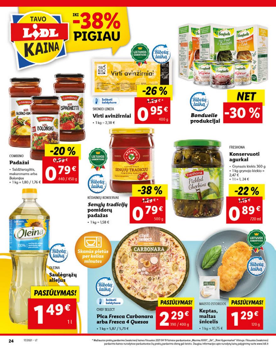 Lidl maisto prekių pasiūlymai akcijos nuo 
  2021-04-26 iki 
  2021-05-02 | Leidinukas.lt puslapis 24