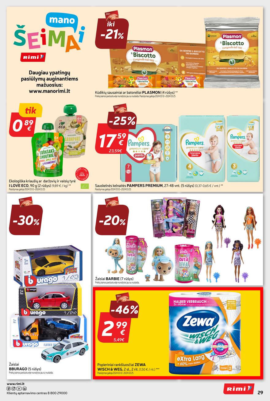 Rimi savaitinis leidinys akcijos nuo 
  2024-03-19 iki 
  2024-03-25 | Leidinukas.lt puslapis 29