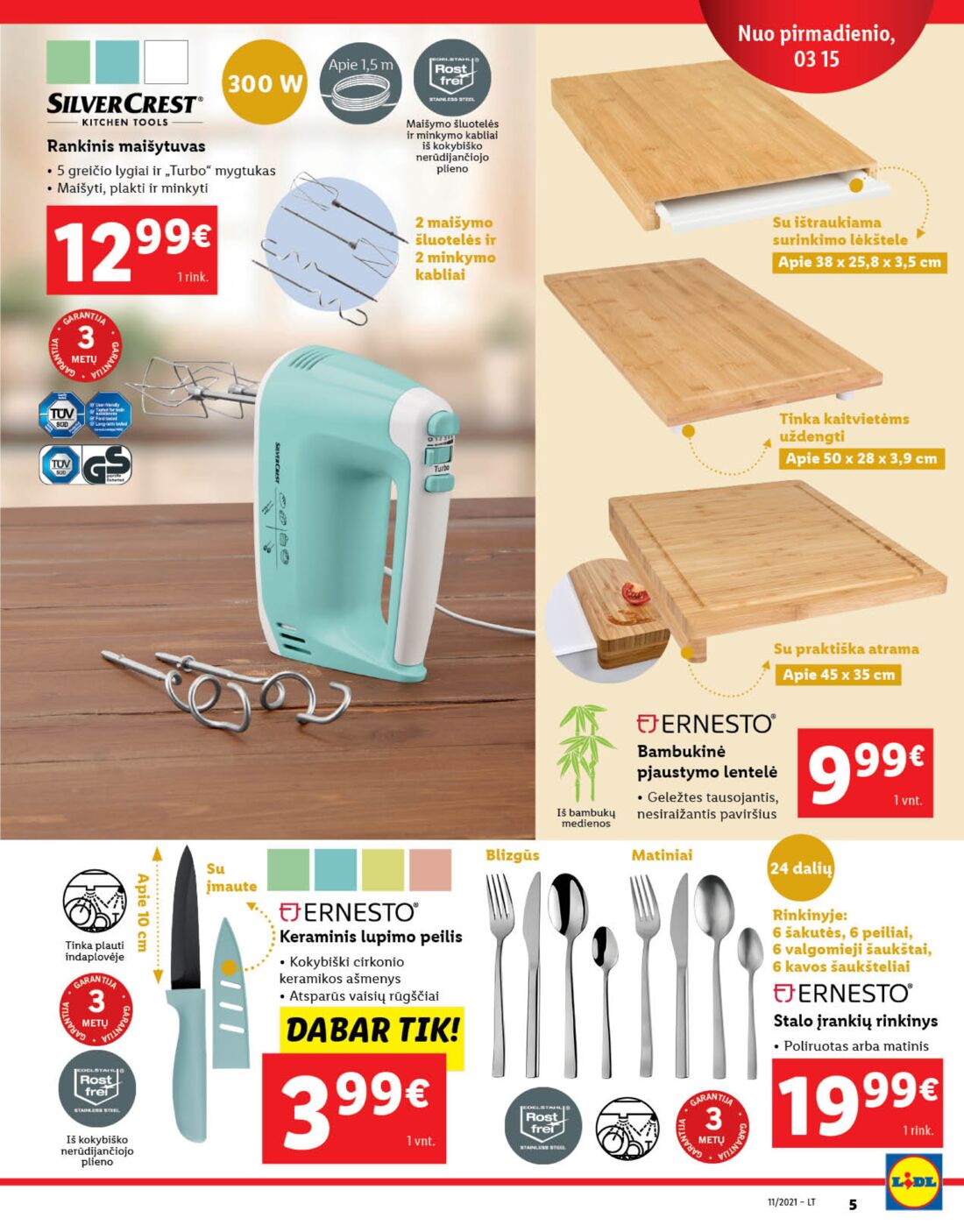 Lidl savaitinis leidinys akcijos nuo 
  2021-03-15 iki 
  2021-03-21 | Leidinukas.lt puslapis 5