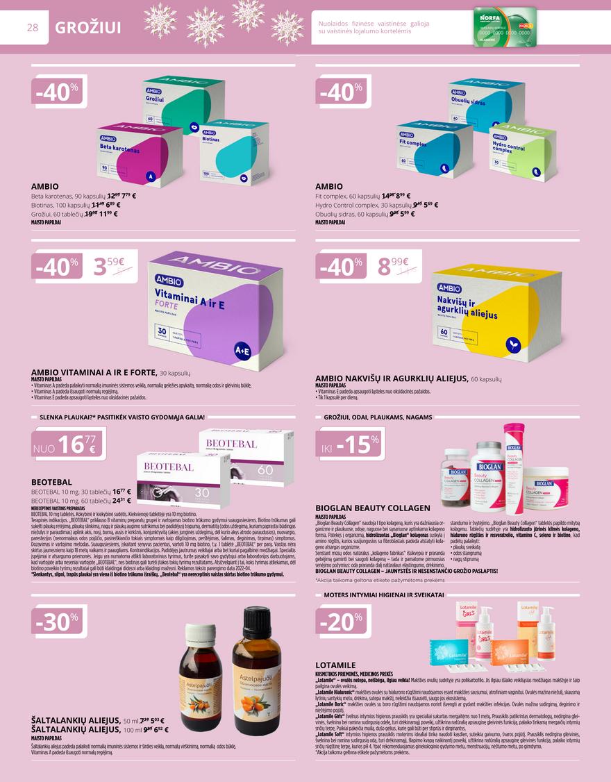 Norfos vaistinės leidinys akcijos nuo 
  2022-12-01 iki 
  2022-12-31 | Leidinukas.lt puslapis 28