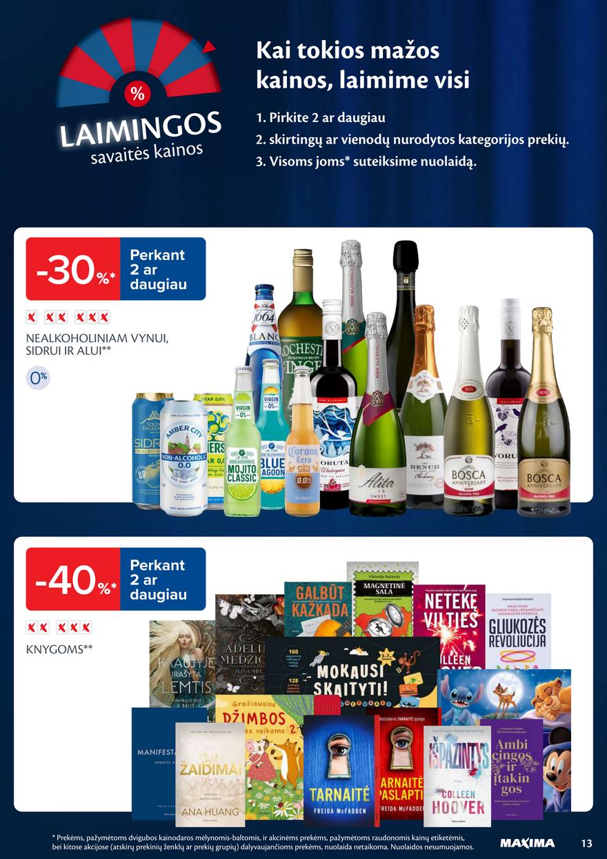 Maxima leidinys akcijos nuo 
  2026-02-10 iki 
  2026-02-16 | Leidinukas.lt puslapis 13