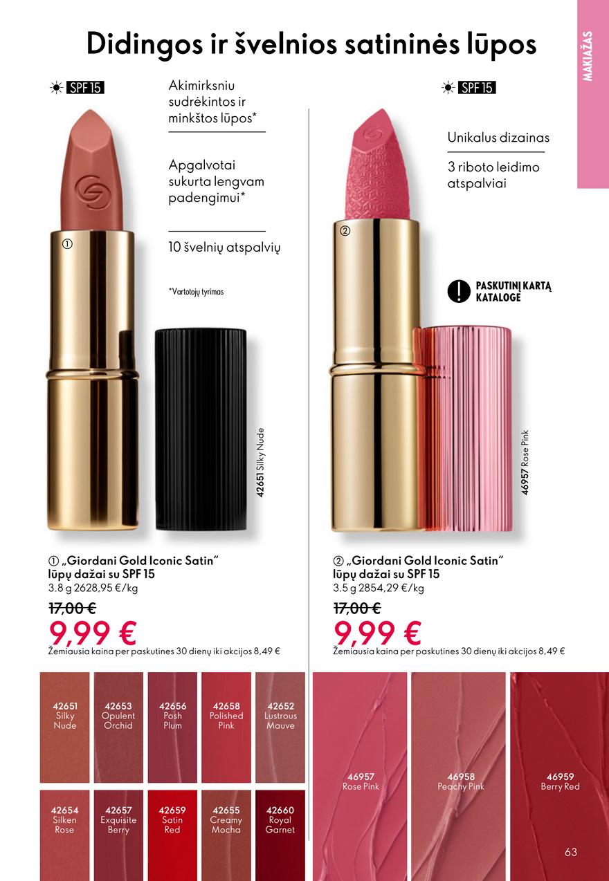 Oriflame katalogas akcijos nuo 
  2025-12-10 iki 
  2025-12-30 | Leidinukas.lt puslapis 63