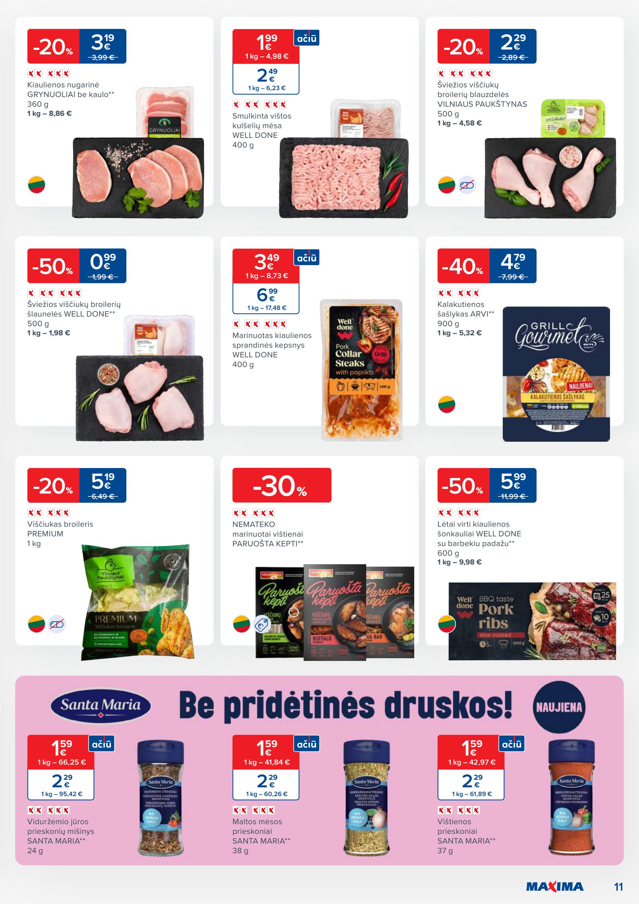 Maxima kaininis leidinys akcijos nuo 
  2023-05-09 iki 
  2023-05-15 | Leidinukas.lt puslapis 11