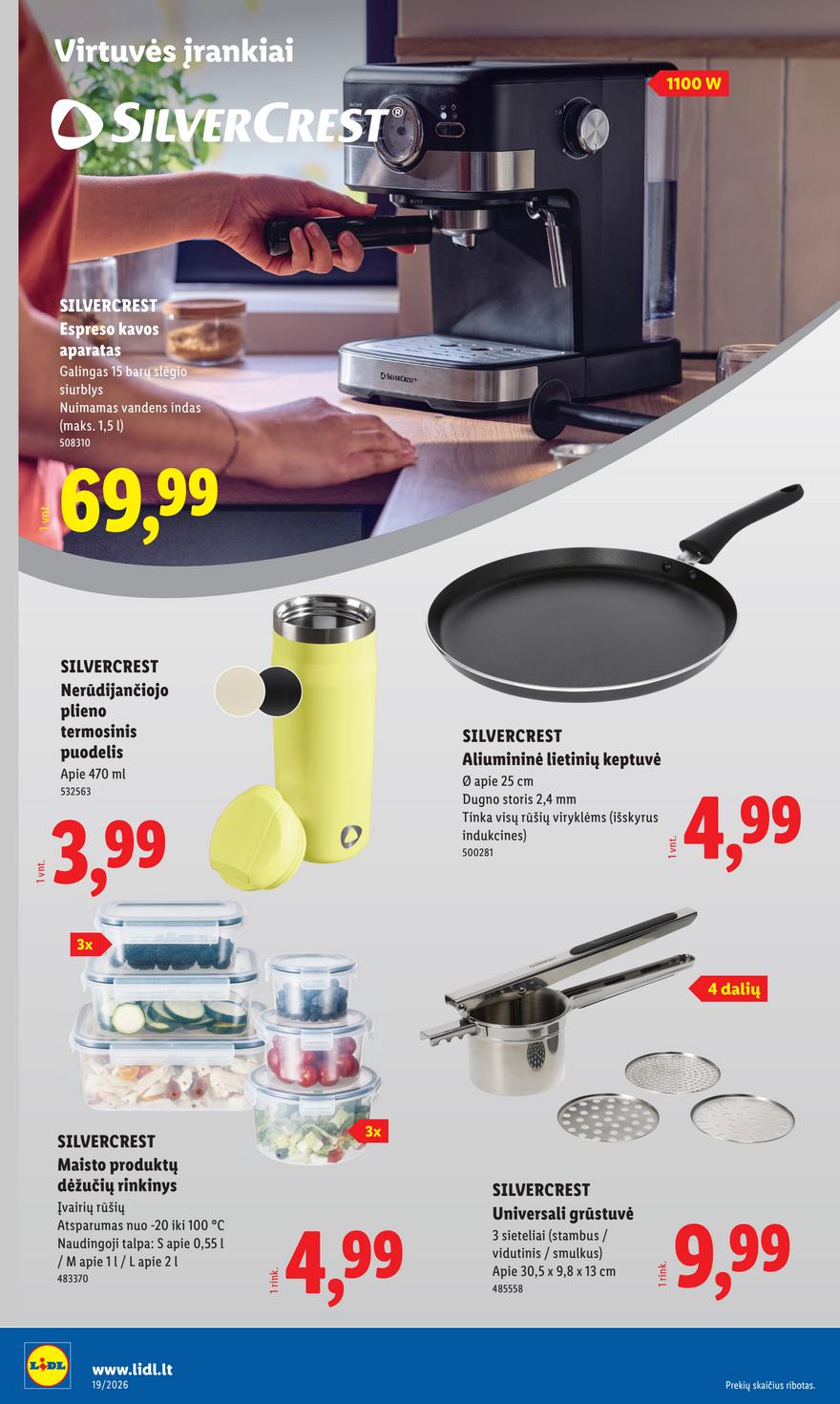 Lidl leidinys akcijos nuo 
  2026-05-04 iki 
  2026-05-10 | Leidinukas.lt puslapis 16