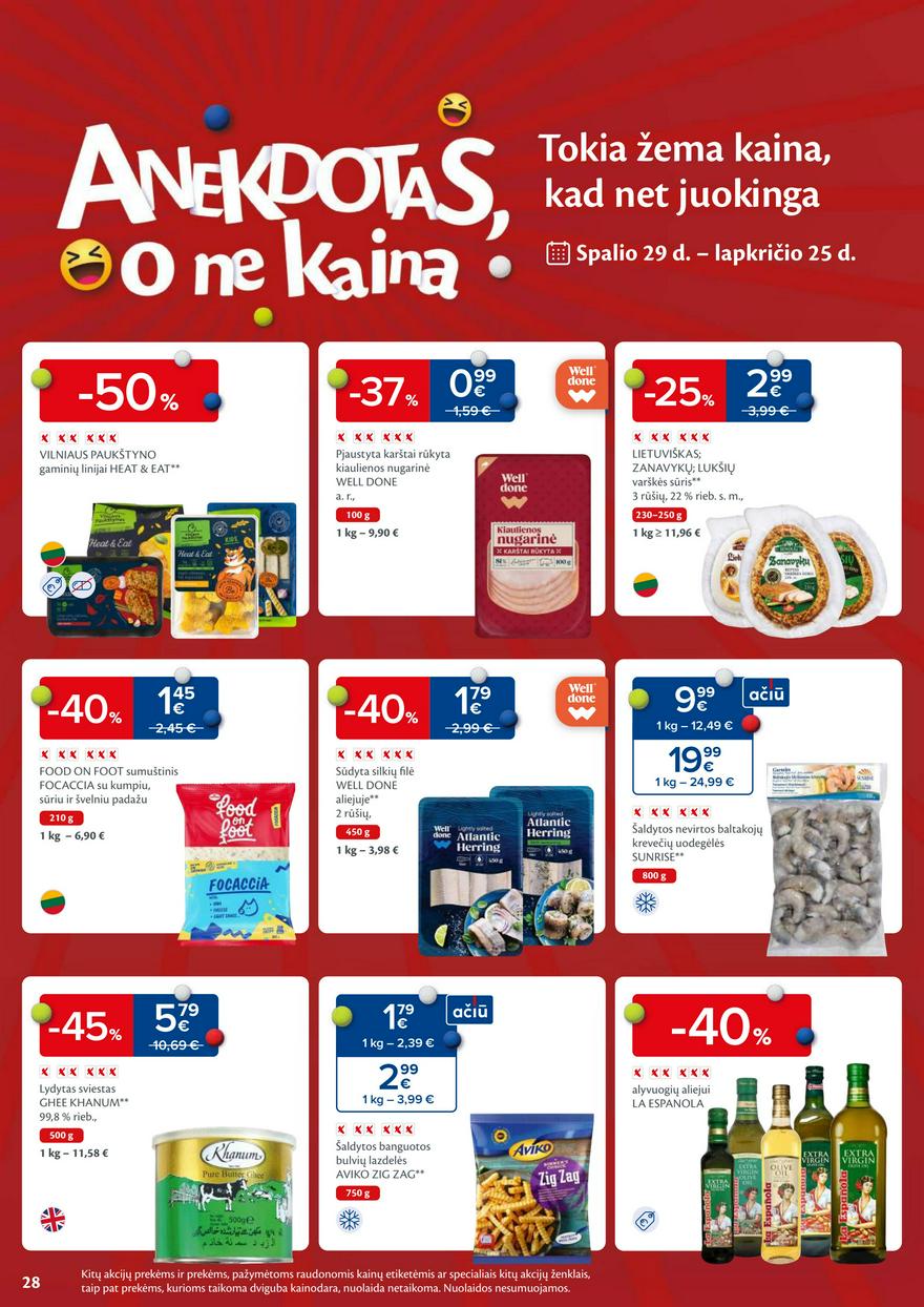 Maxima savaitinis leidinys 45 akcijos nuo
2024-11-05 iki
2024-11-11 | Leidinukas.lt puslapis 28
