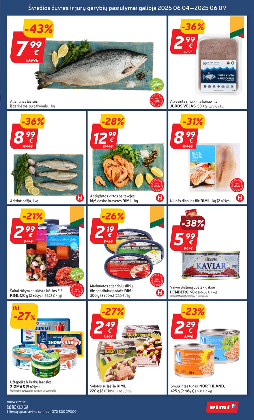 Rimi savaitinis leidinys 23 akcijos nuo 
  2025-06-03 iki 
  2025-06-09 | Leidinukas.lt puslapis 9
