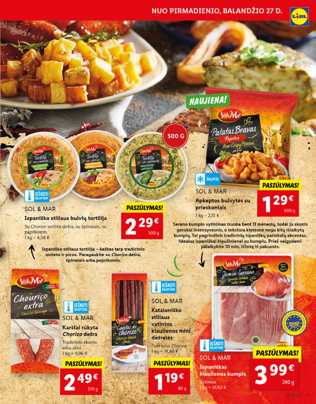 Lidl savaitinis leidinys akcijos nuo 
  2020-04-27 iki 
  2020-05-03 | Leidinukas.lt puslapis 9