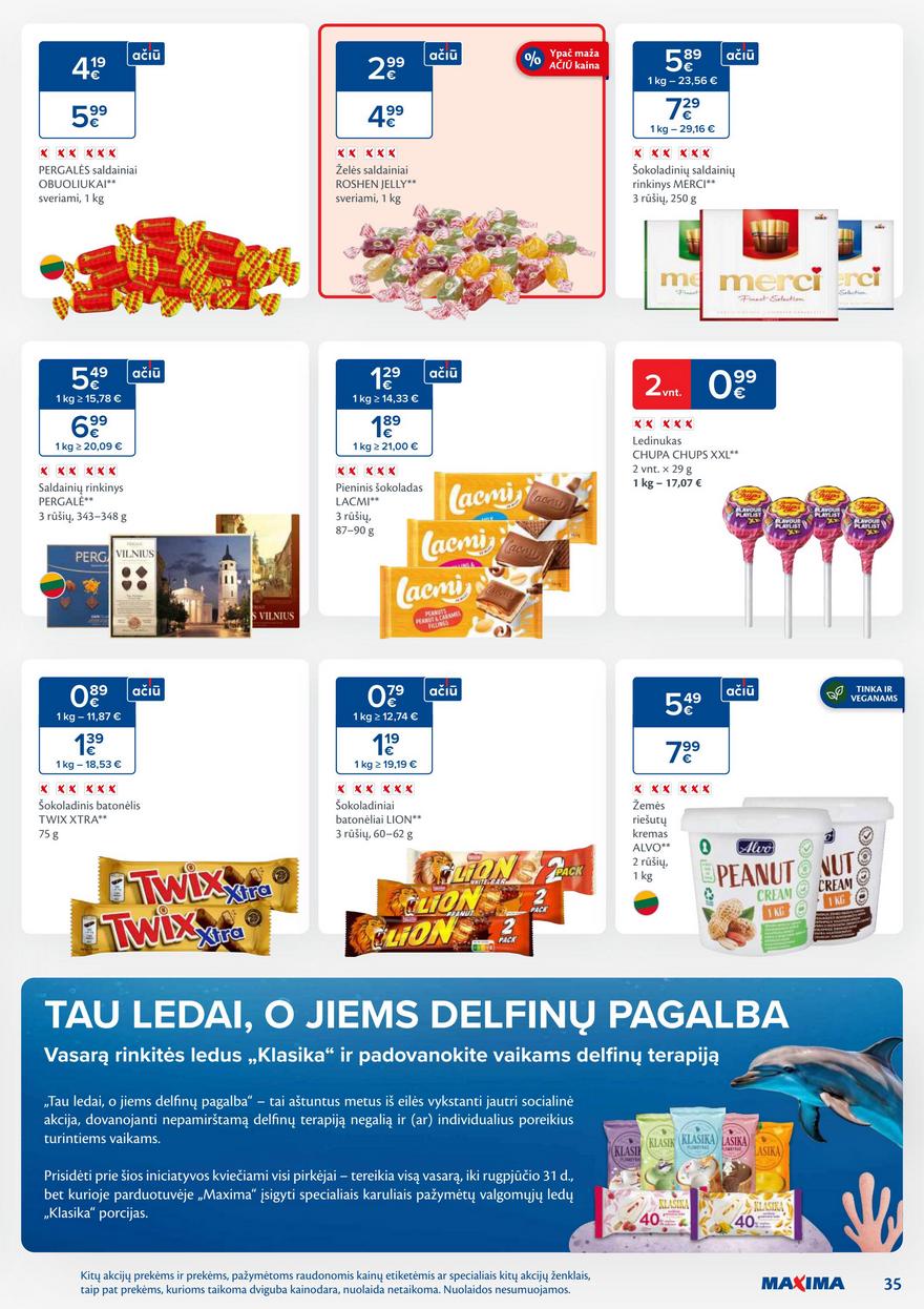 Maxima leidinukas akcijos nuo 
  2025-08-12 iki 
  2025-08-18 | Leidinukas.lt puslapis 35