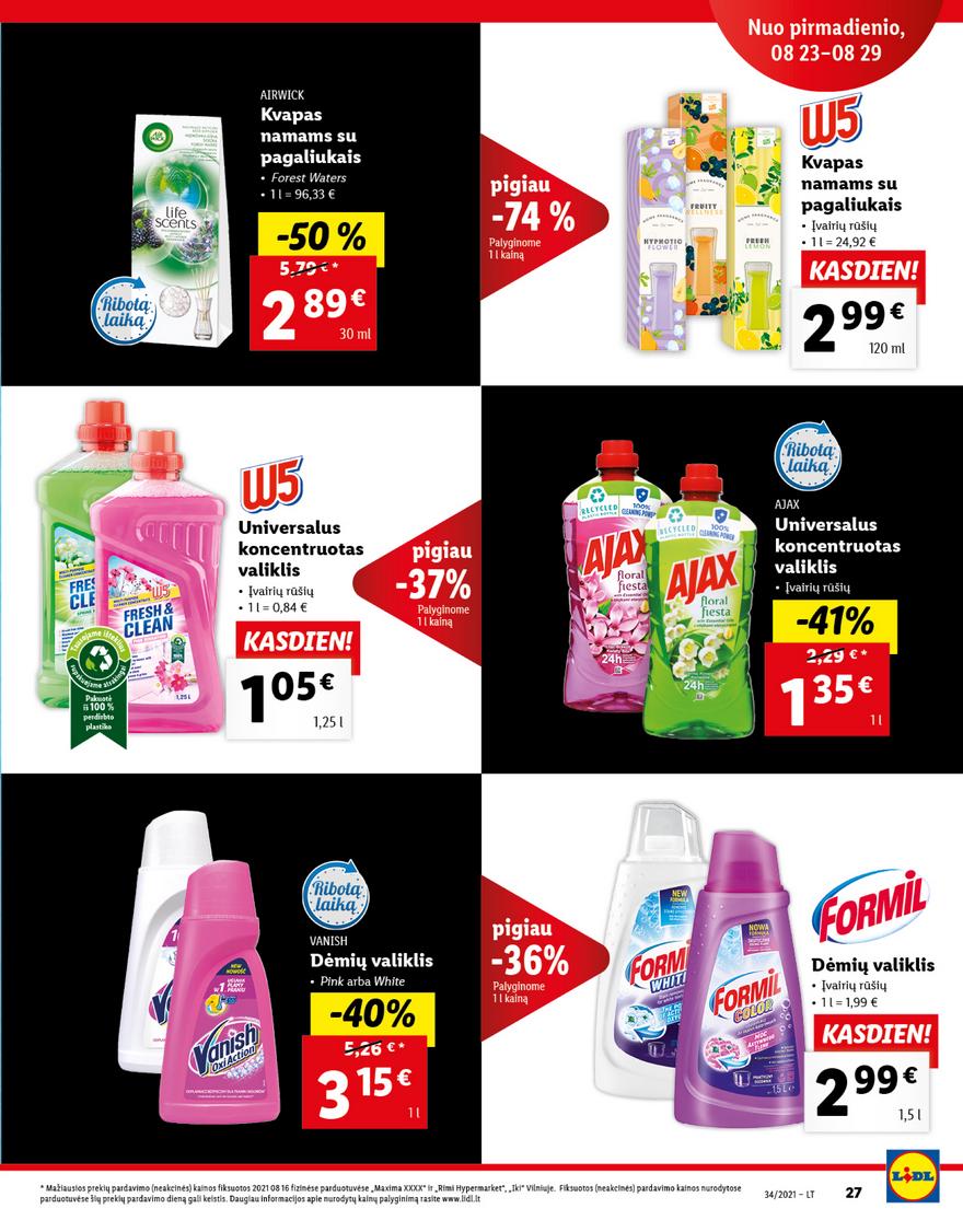 Lidl maisto prekių pasiūlymai akcijos nuo 
  2021-08-23 iki 
  2021-08-29 | Leidinukas.lt puslapis 27