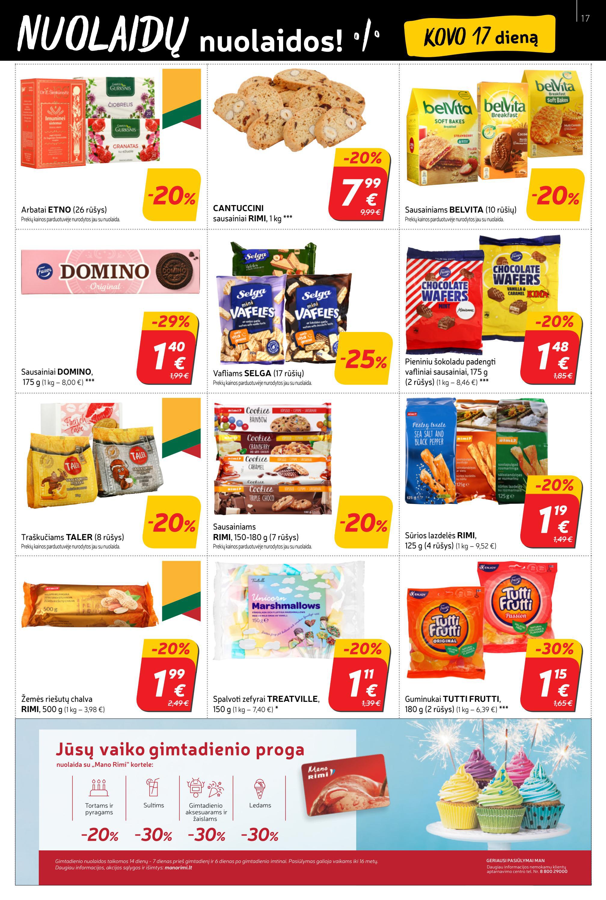 Rimi savaitinis leidinys akcijos nuo 
  2022-03-15 iki 
  2022-03-21 | Leidinukas.lt puslapis 17