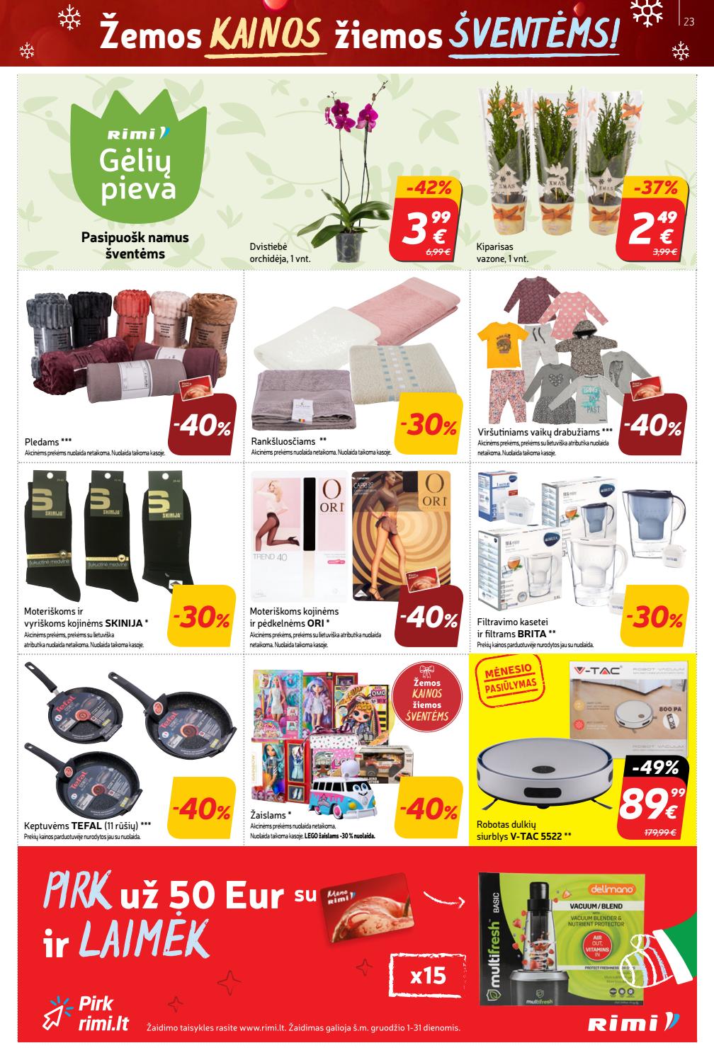 Rimi savaitinis leidinys akcijos nuo 
  2020-12-01 iki 
  2020-12-07 | Leidinukas.lt puslapis 23