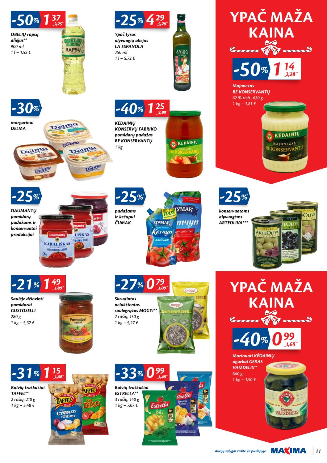 Maxima kaininis leidinys akcijos nuo 
  2019-12-10 iki 
  2019-12-16 | Leidinukas.lt puslapis 11