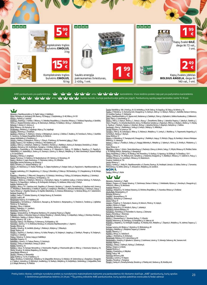 Aibė leidinys akcijos nuo 
  2025-04-03 iki 
  2025-04-22 | Leidinukas.lt puslapis 23