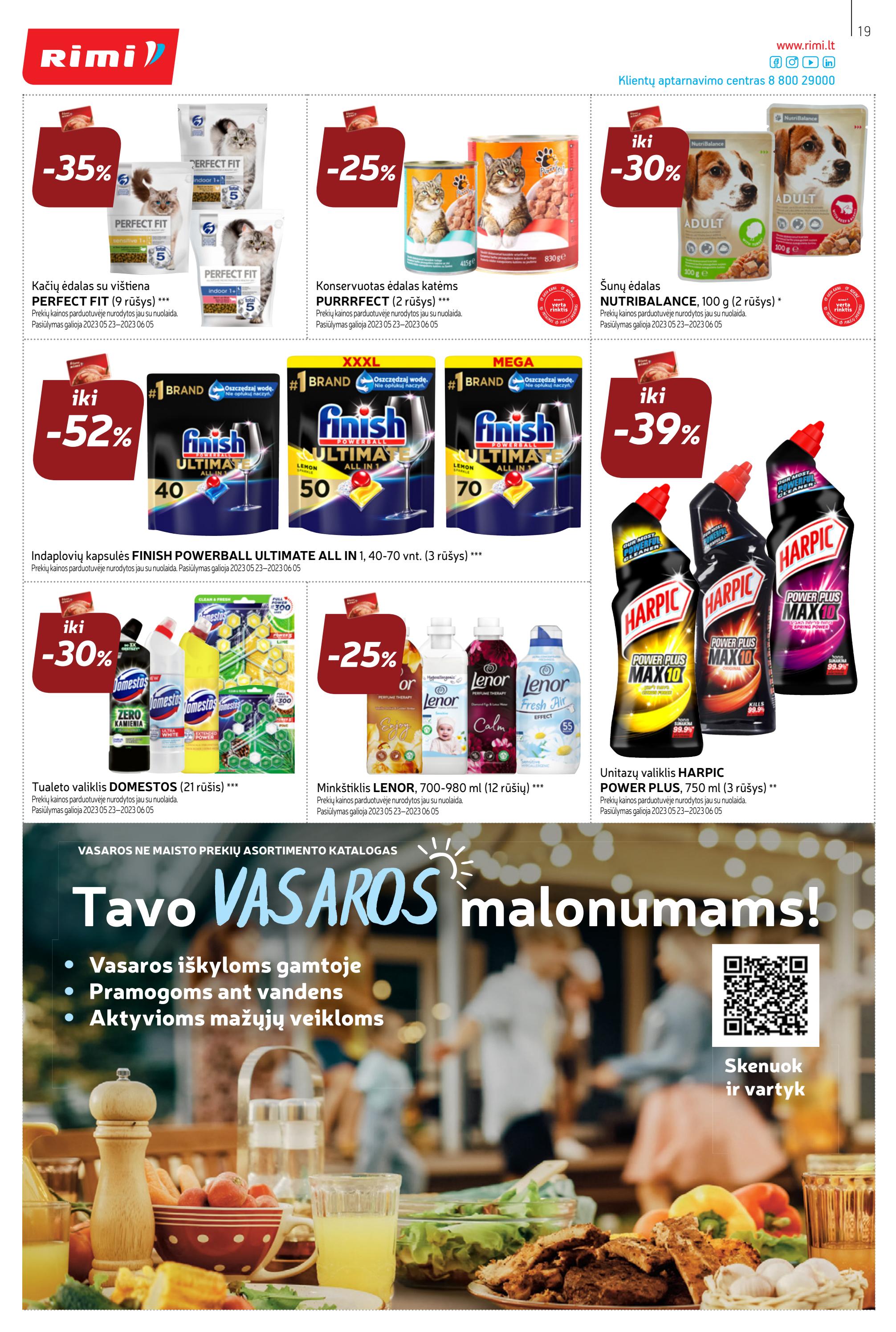 Rimi savaitinis leidinys akcijos nuo 
  2023-05-30 iki 
  2023-06-05 | Leidinukas.lt puslapis 19