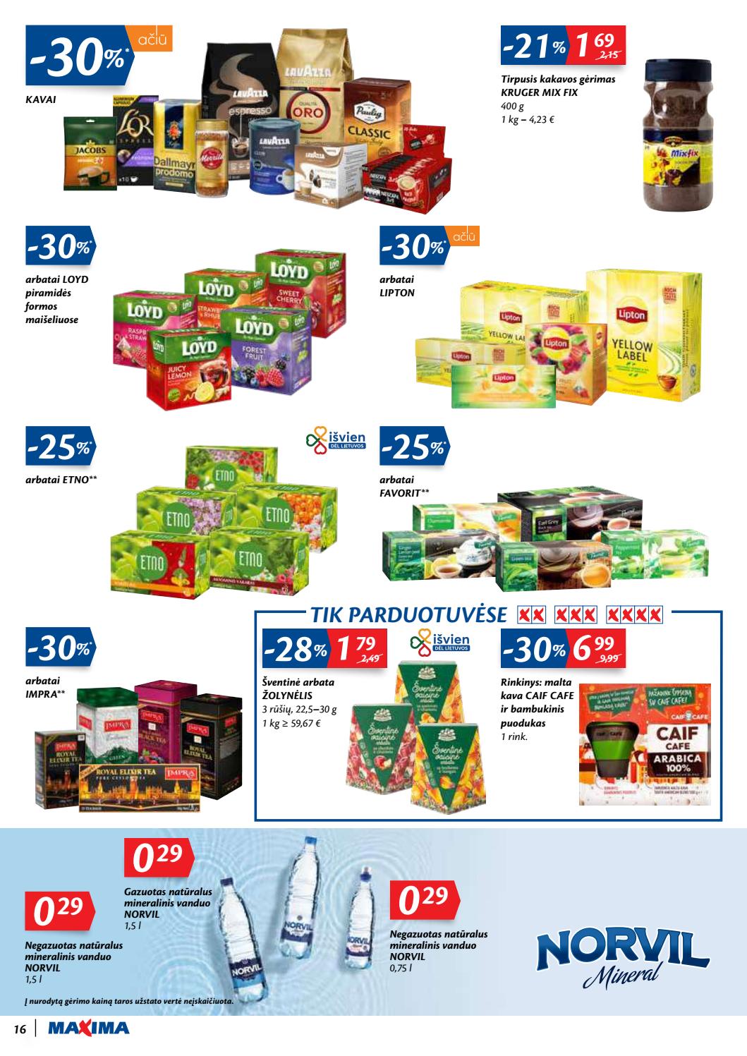 Maxima kaininis leidinys akcijos nuo 
  2020-11-17 iki 
  2020-11-23 | Leidinukas.lt puslapis 16