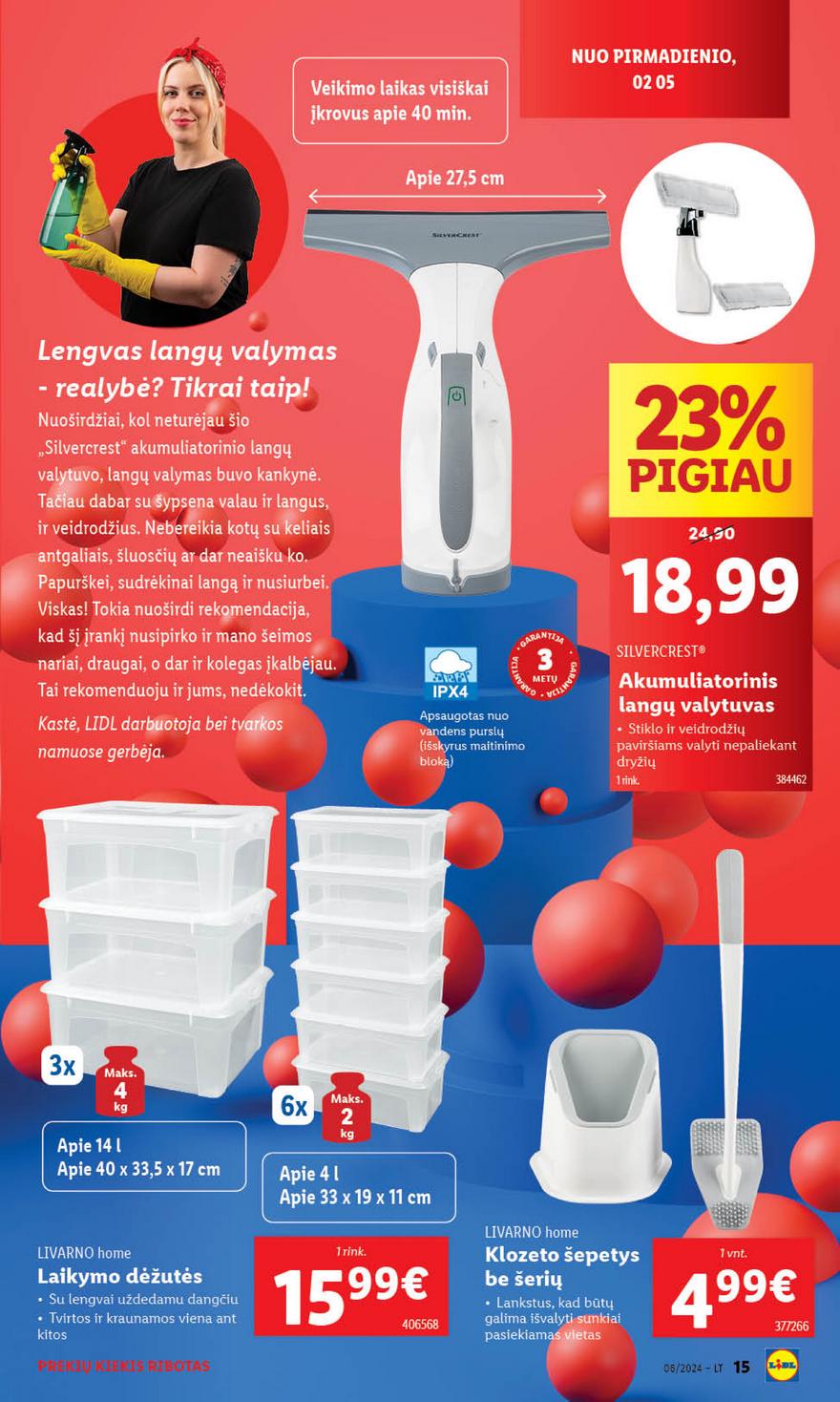 Ldil ne maisto prekių pasiūlymai akcijos nuo 
  2024-02-05 iki 
  2024-02-11 | Leidinukas.lt puslapis 15
