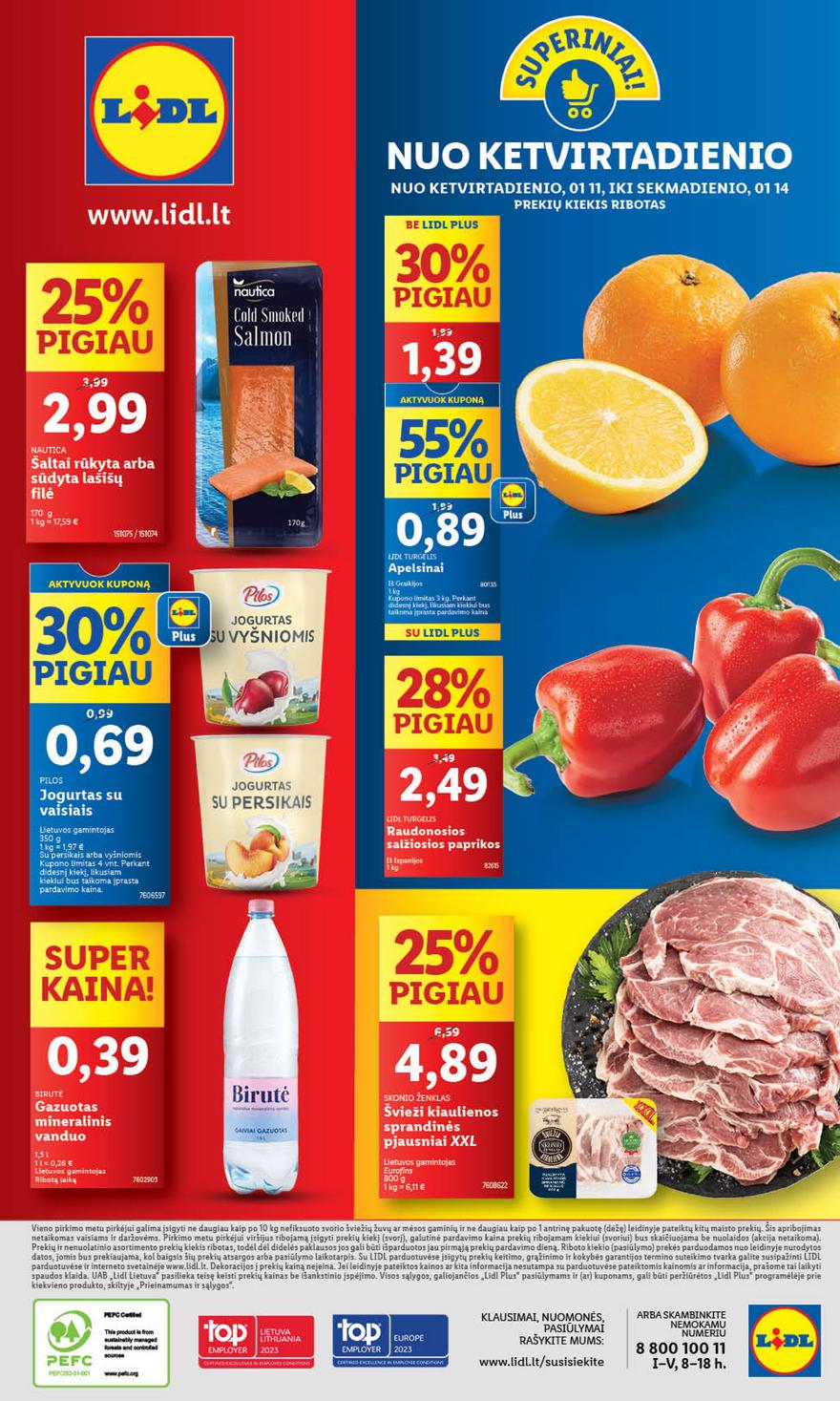 Lidl pasiūlymai akcijos nuo 
  2024-01-08 iki 
  2024-01-14 | Leidinukas.lt puslapis 40