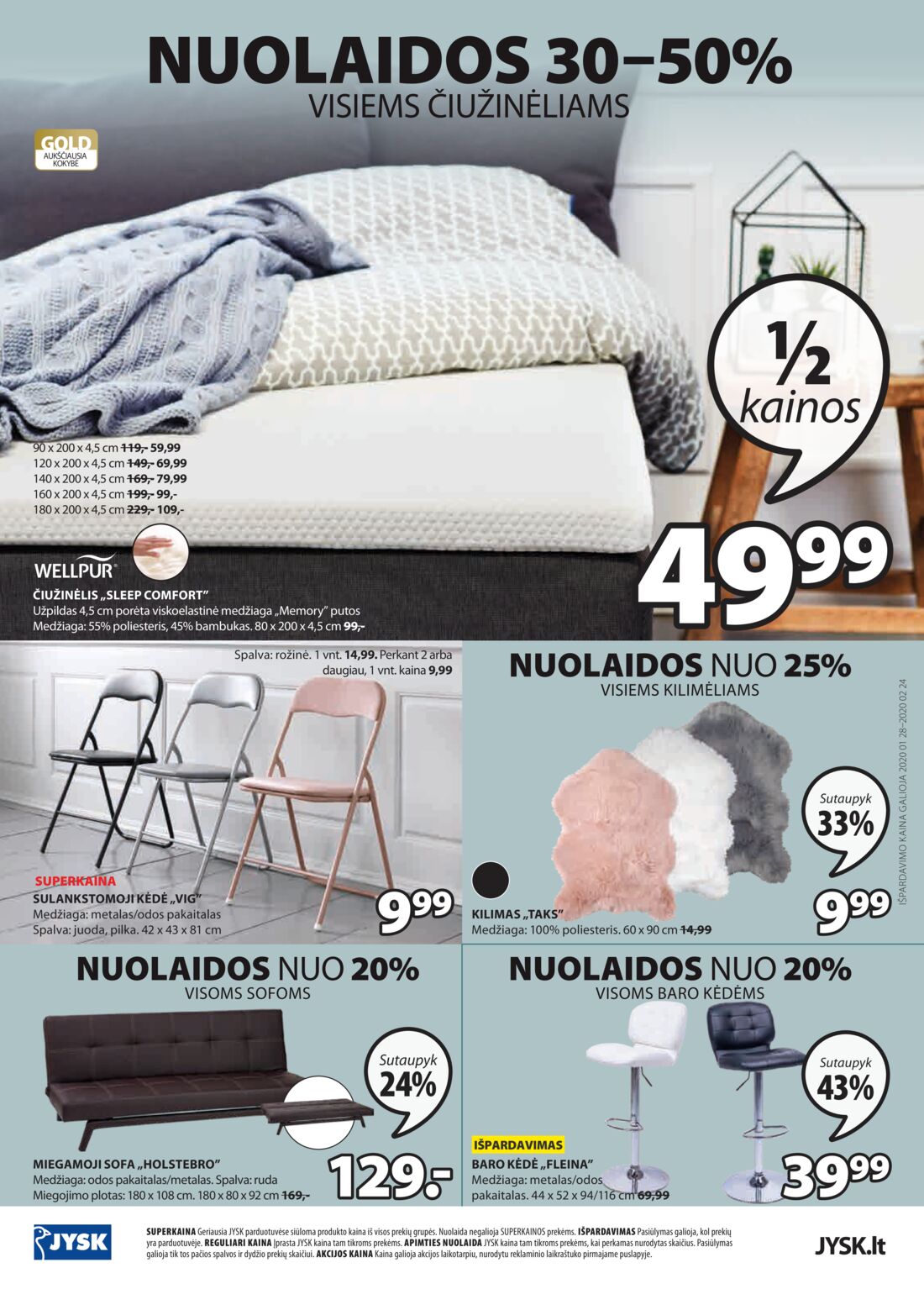 Jysk leidinys akcijos nuo 
  2020-02-11 iki 
  2020-02-24 | Leidinukas.lt puslapis 24