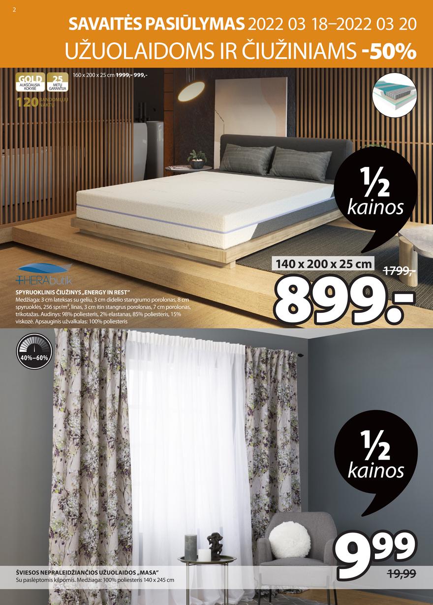 Jysk leidinys akcijos nuo 
  2022-03-15 iki 
  2022-03-28 | Leidinukas.lt puslapis 2