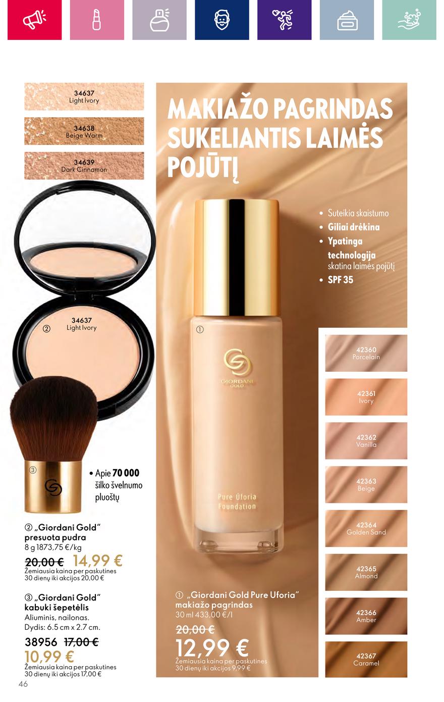 Oriflame katalogas akcijos nuo 
  2023-10-25 iki 
  2023-11-07 | Leidinukas.lt puslapis 46