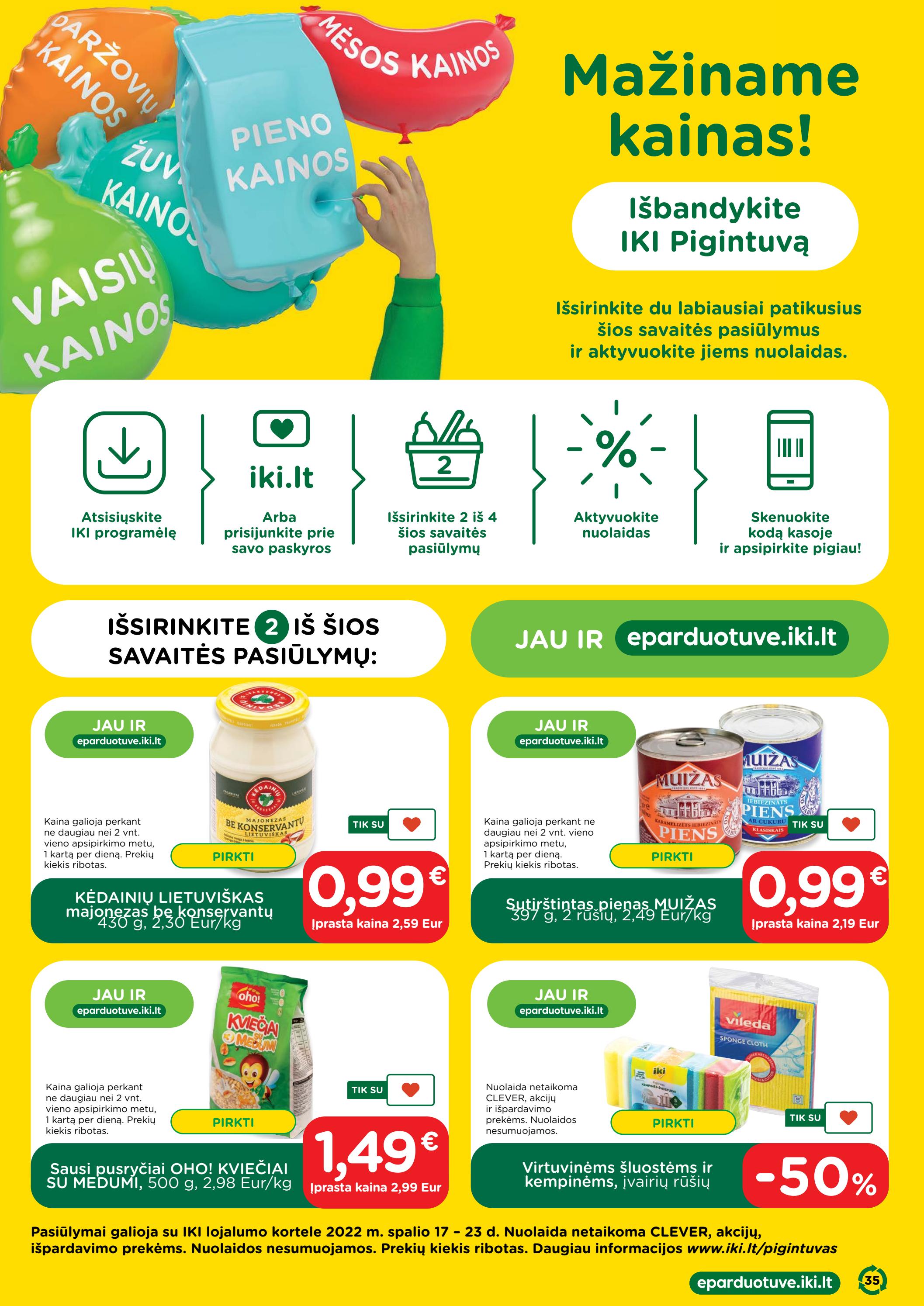 Iki savaitės leidinys akcijos nuo 
  2022-10-17 iki 
  2022-10-23 | Leidinukas.lt puslapis 35
