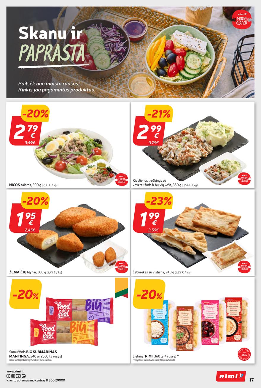 Rimi savaitinis leidinys akcijos nuo 
  2024-06-04 iki 
  2024-06-10 | Leidinukas.lt puslapis 17