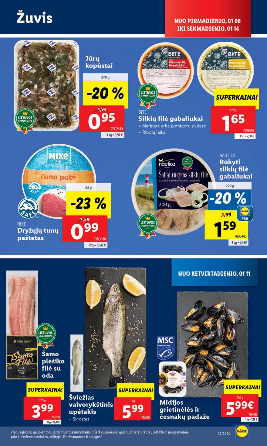 Lidl pasiūlymai akcijos nuo 
  2024-01-08 iki 
  2024-01-14 | Leidinukas.lt puslapis 21