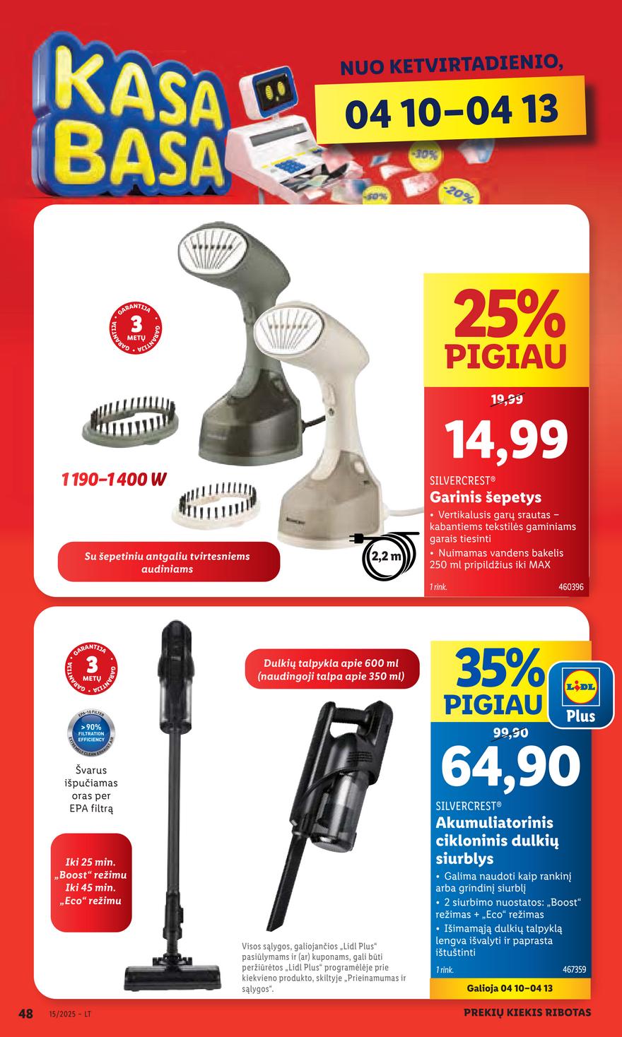 Lidl ne maisto leidinys akcijos nuo 
  2025-04-07 iki 
  2025-04-13 | Leidinukas.lt puslapis 48