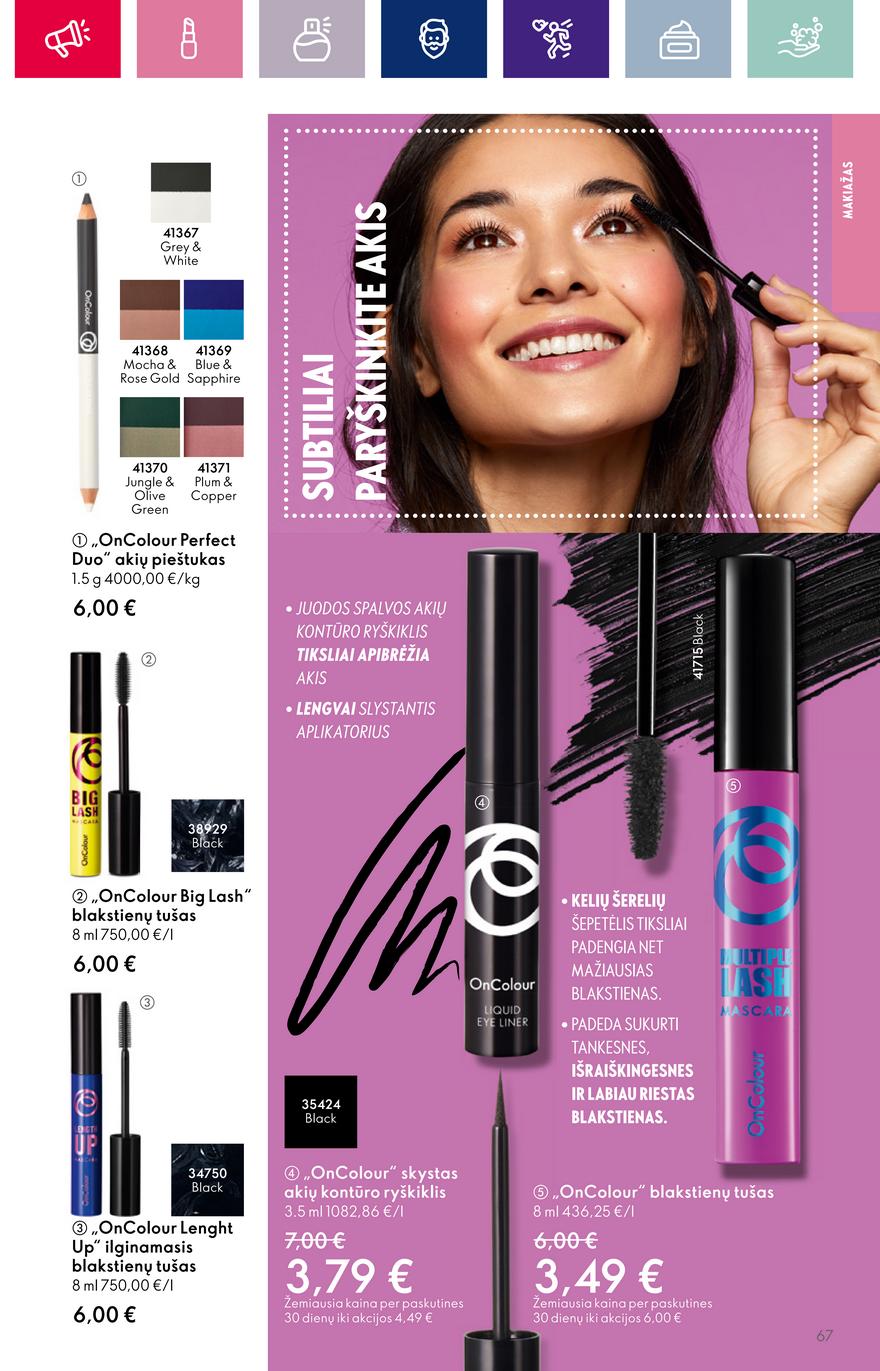 Oriflame katalogas akcijos nuo 
  2023-08-23 iki 
  2023-09-12 | Leidinukas.lt puslapis 67