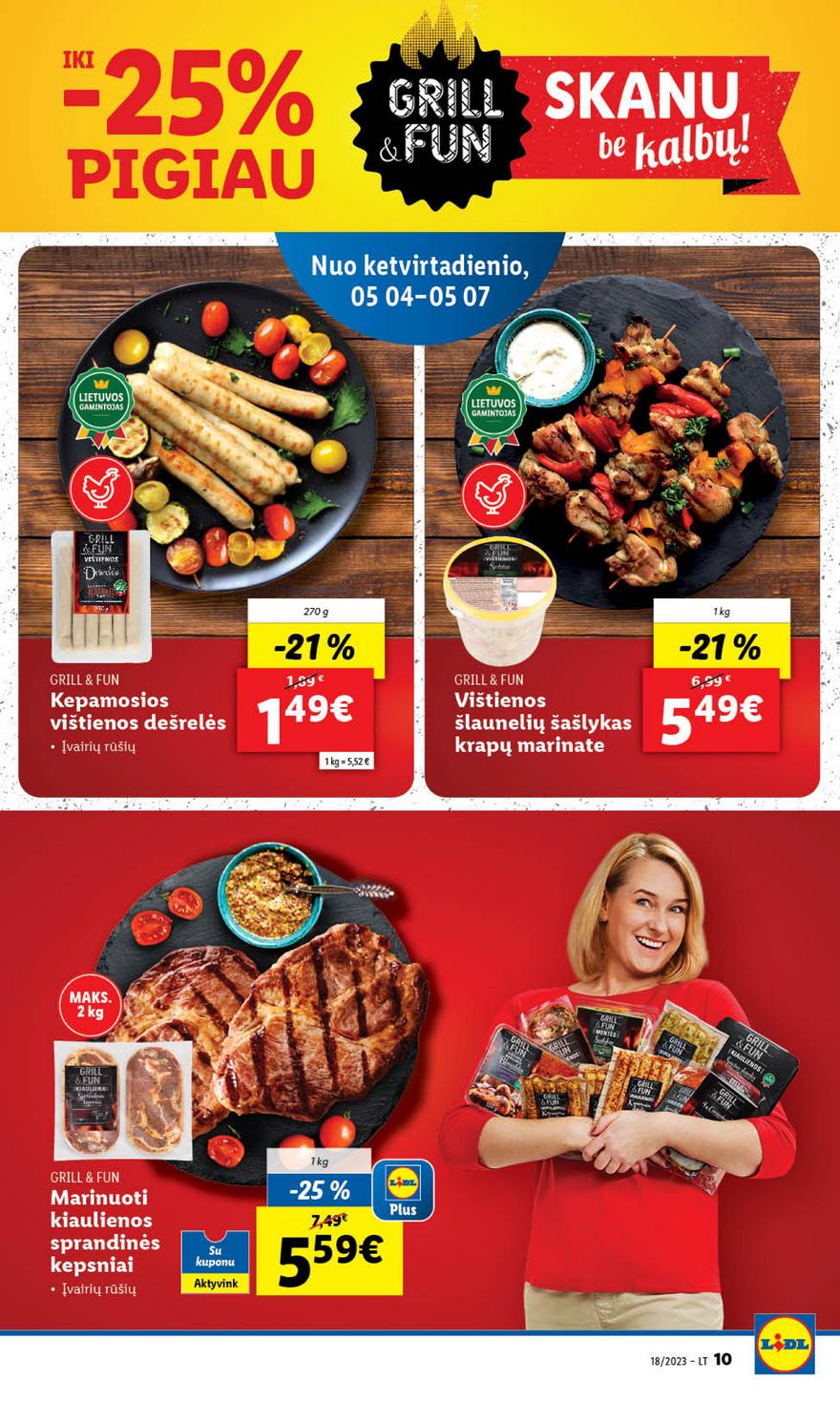 Lidl pasiūlymai akcijos nuo 
  2023-05-01 iki 
  2023-05-07 | Leidinukas.lt puslapis 10