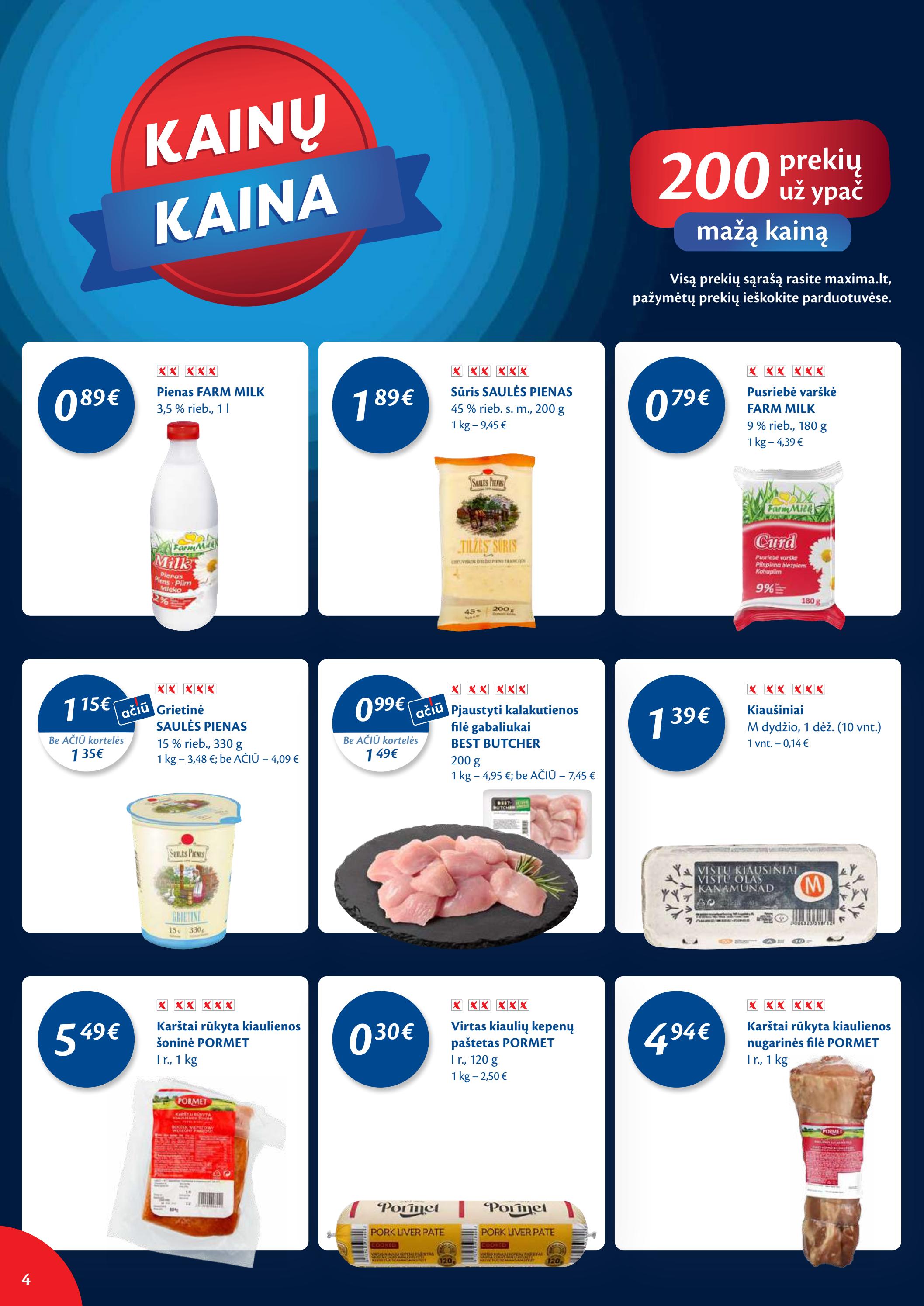 Maxima kaininis leidinys akcijos nuo 
  2022-10-04 iki 
  2022-10-10 | Leidinukas.lt puslapis 4