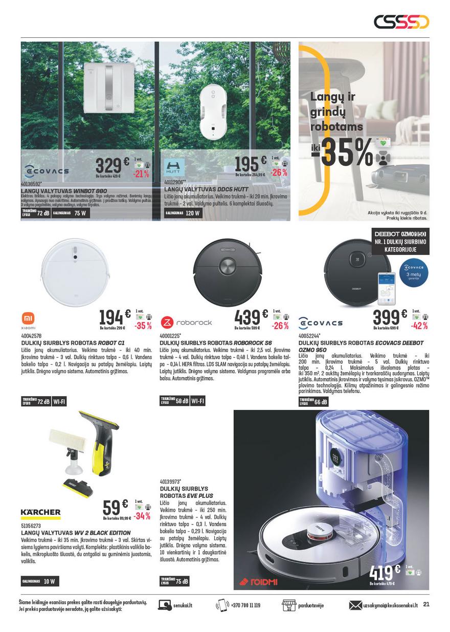 Senukai leidinys akcijos nuo 
  2021-07-01 iki 
  2021-08-09 | Leidinukas.lt puslapis 21