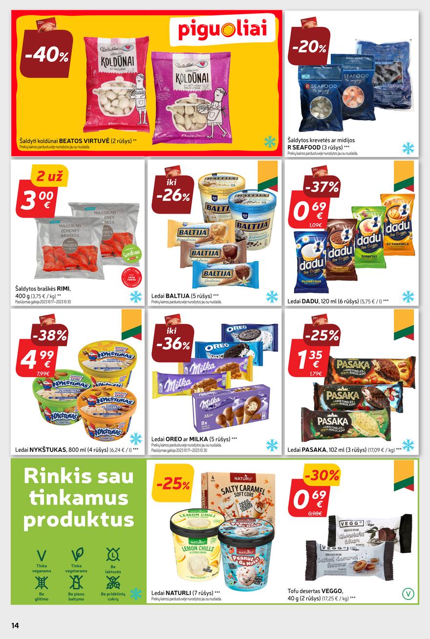 Rimi savaitinis leidinys akcijos nuo 
  2023-10-17 iki 
  2023-10-23 | Leidinukas.lt puslapis 14