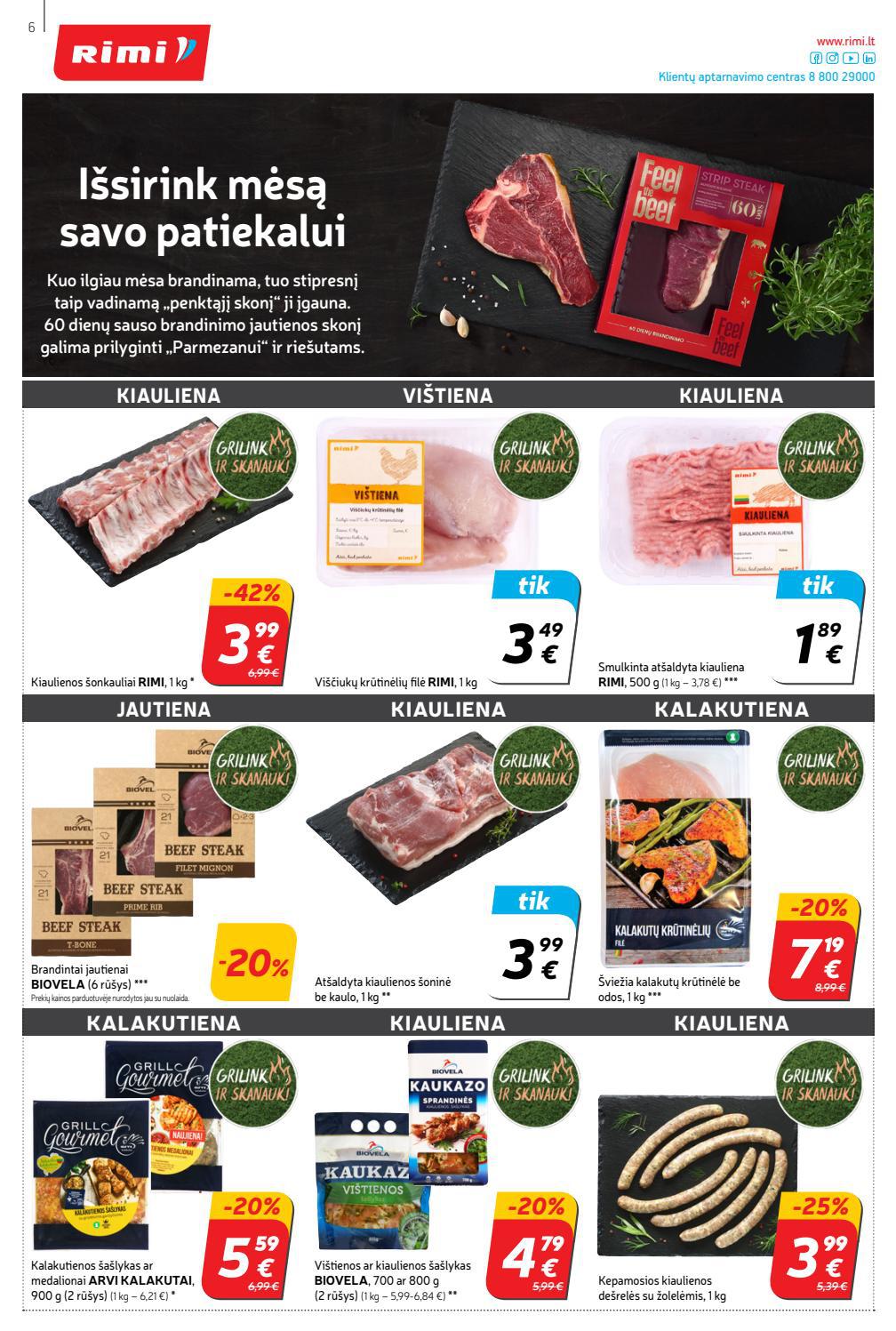 Rimi savaitinis leidinys akcijos nuo
2021-08-24 iki
2021-08-30 | Leidinukas.lt puslapis 6