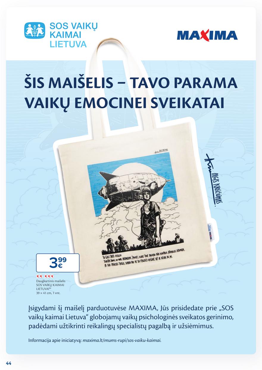 Maxima leidinys akcijos nuo 
  2026-02-17 iki 
  2026-02-23 | Leidinukas.lt puslapis 44