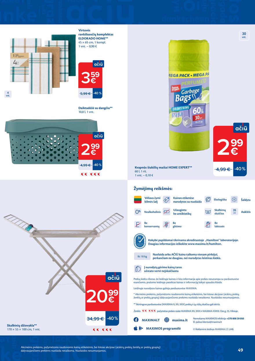 Maxima leidinys akcijos nuo 
  2026-06-23 iki 
  2026-06-29 | Leidinukas.lt puslapis 49