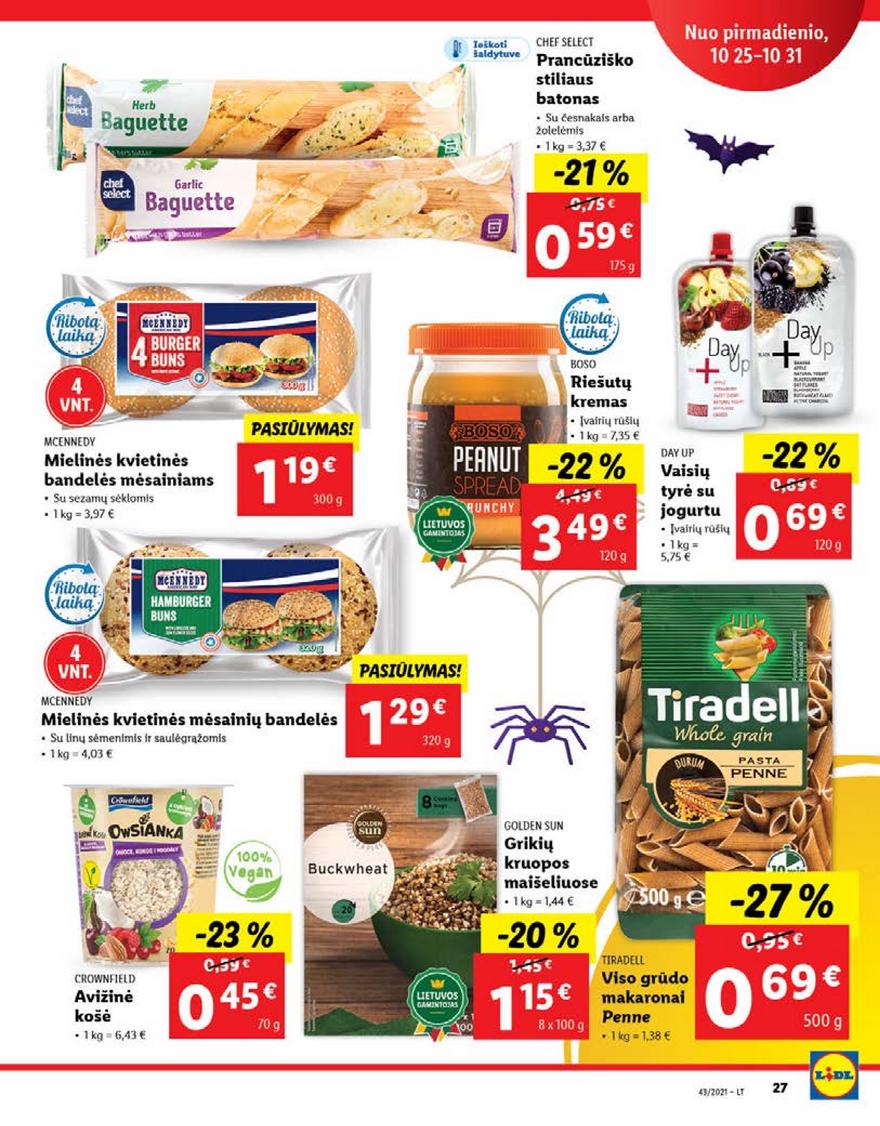 Lidl pasiūlymai akcijos nuo 
  2021-10-25 iki 
  2021-10-31 | Leidinukas.lt puslapis 27