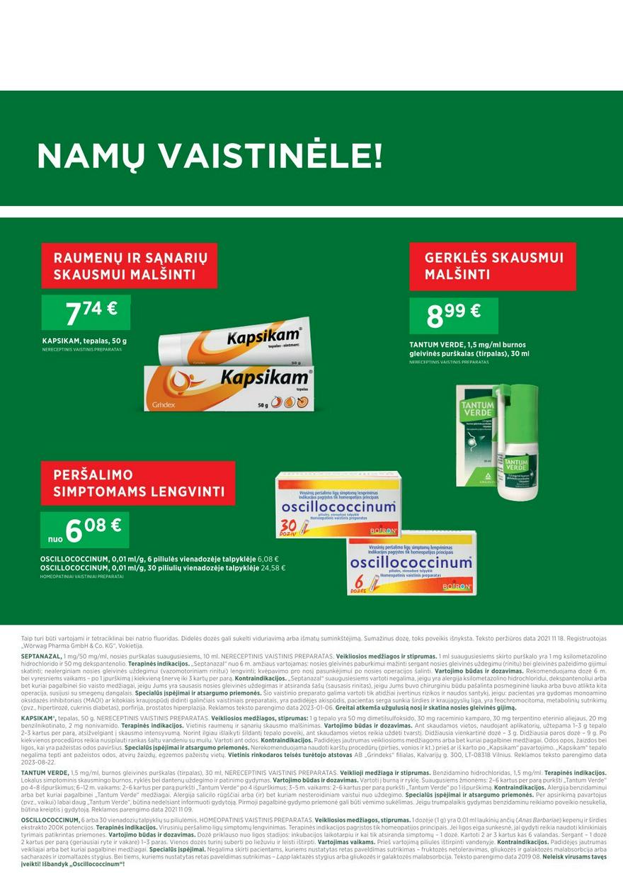 Euro vaistinė leidinys akcijos nuo 
  2023-10-01 iki 
  2023-10-30 | Leidinukas.lt puslapis 9