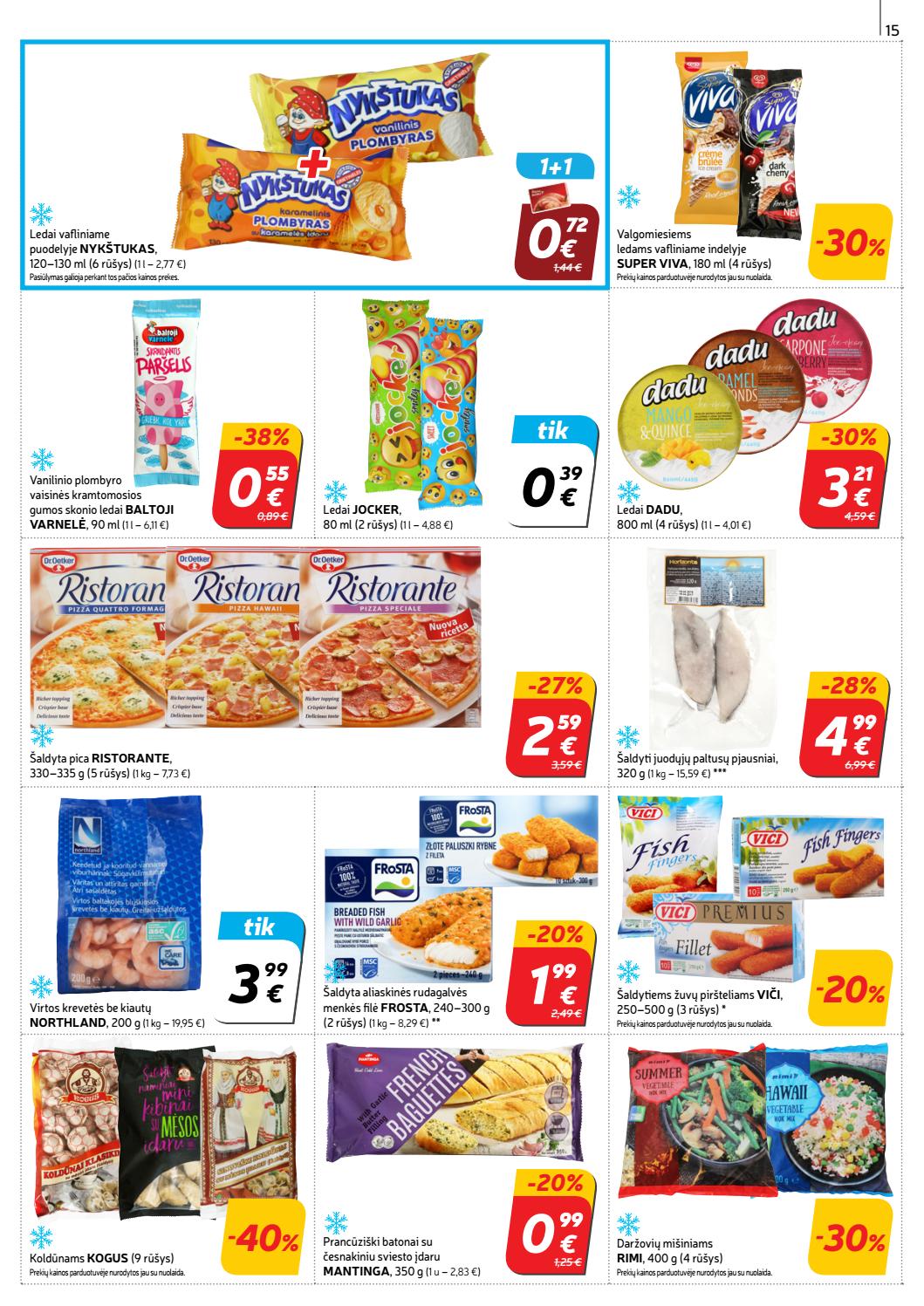 Rimi savaitinis leidinys akcijos nuo 
  2019-06-25 iki 
  2019-07-01 | Leidinukas.lt puslapis 15