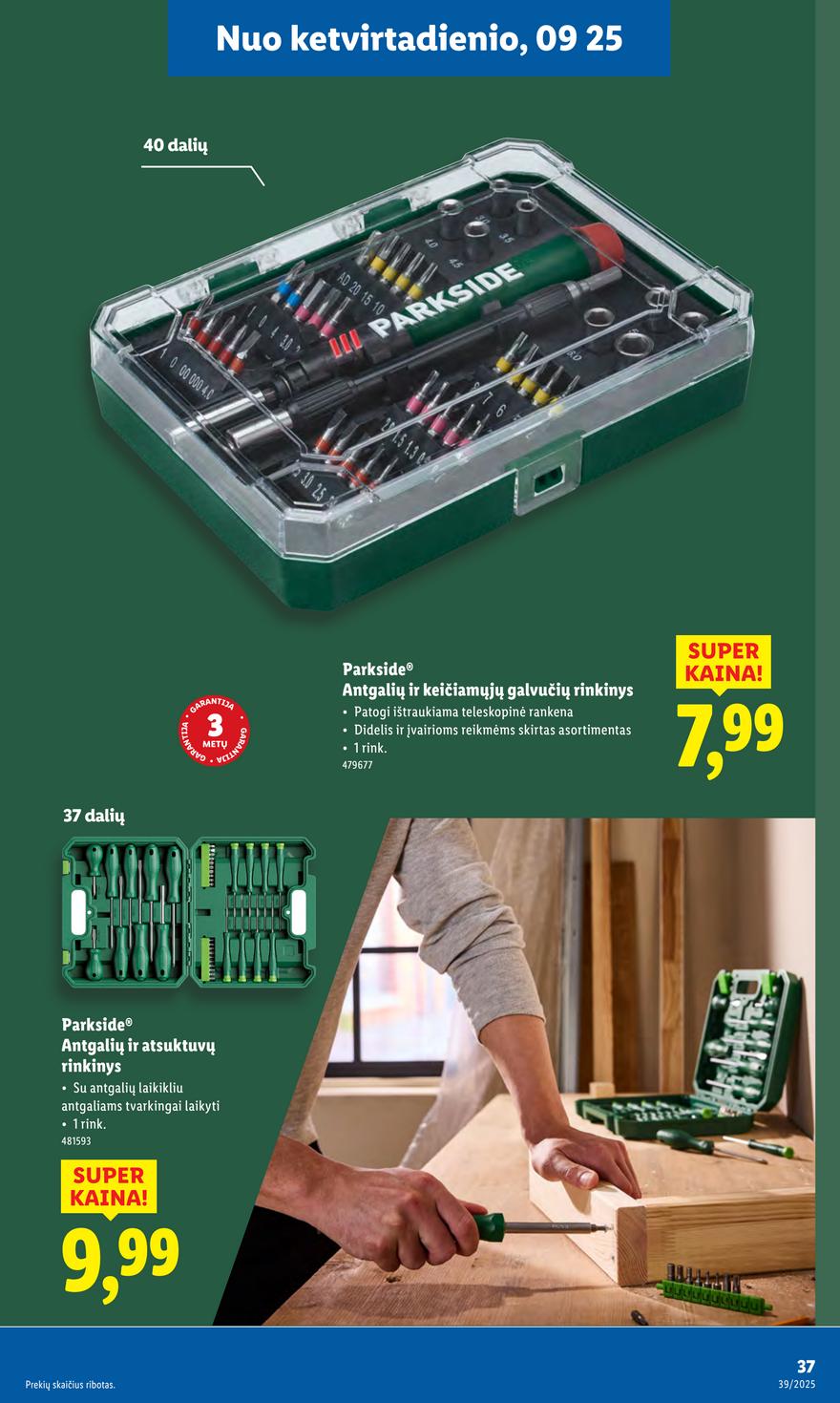 Lidl leidinys akcijos nuo 
  2025-09-22 iki 
  2025-09-28 | Leidinukas.lt puslapis 37