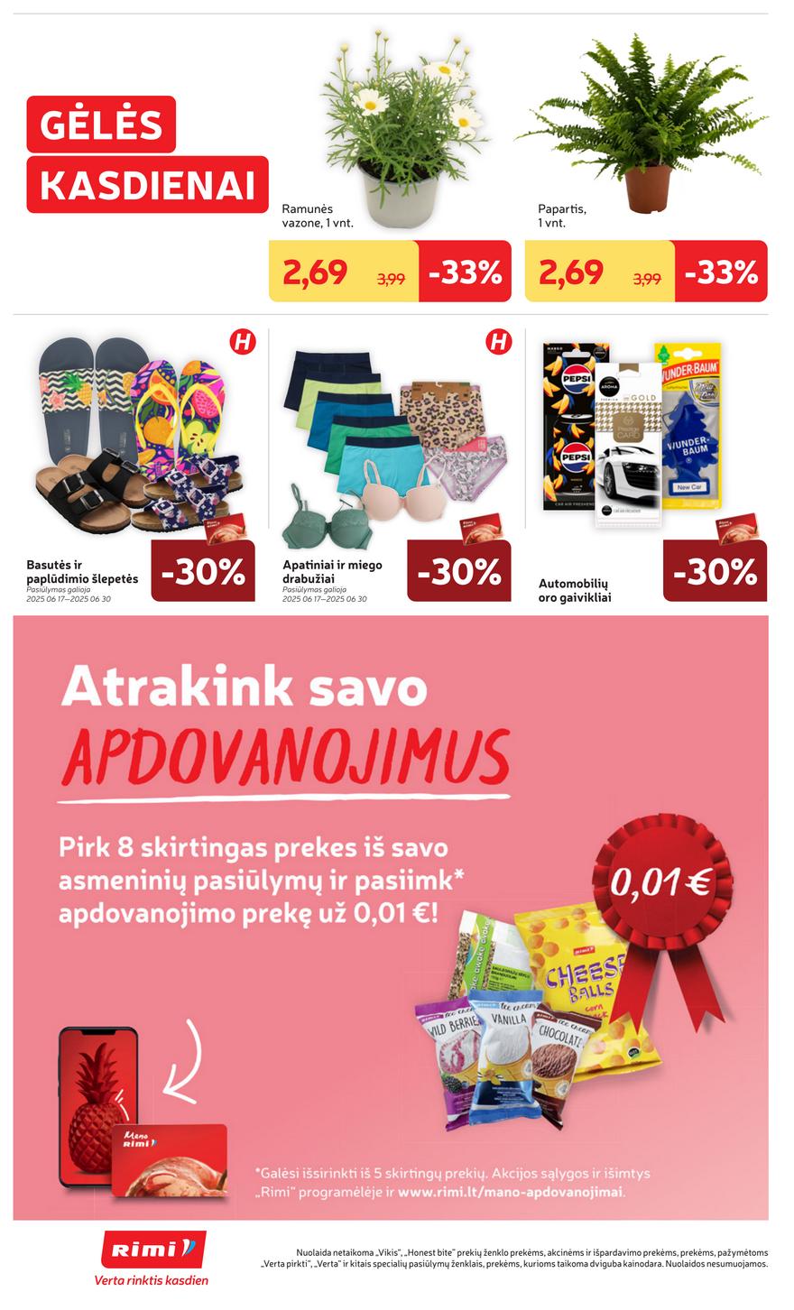 Rimi savaitinis leidinys akcijos nuo 
  2025-06-17 iki 
  2025-06-23 | Leidinukas.lt puslapis 31
