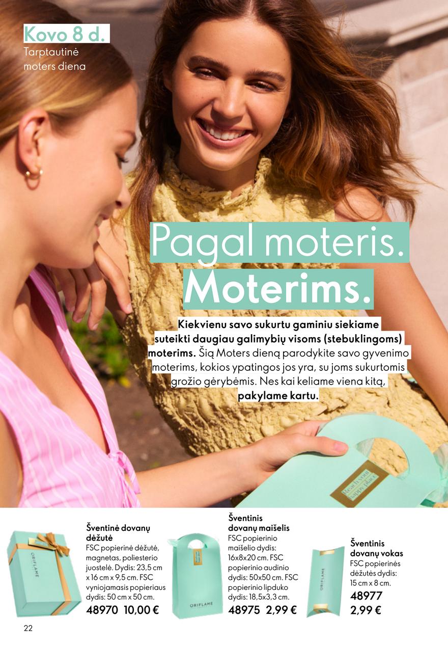 Oriflame katalogas akcijos nuo 
  2026-02-18 iki 
  2026-03-10 | Leidinukas.lt puslapis 22