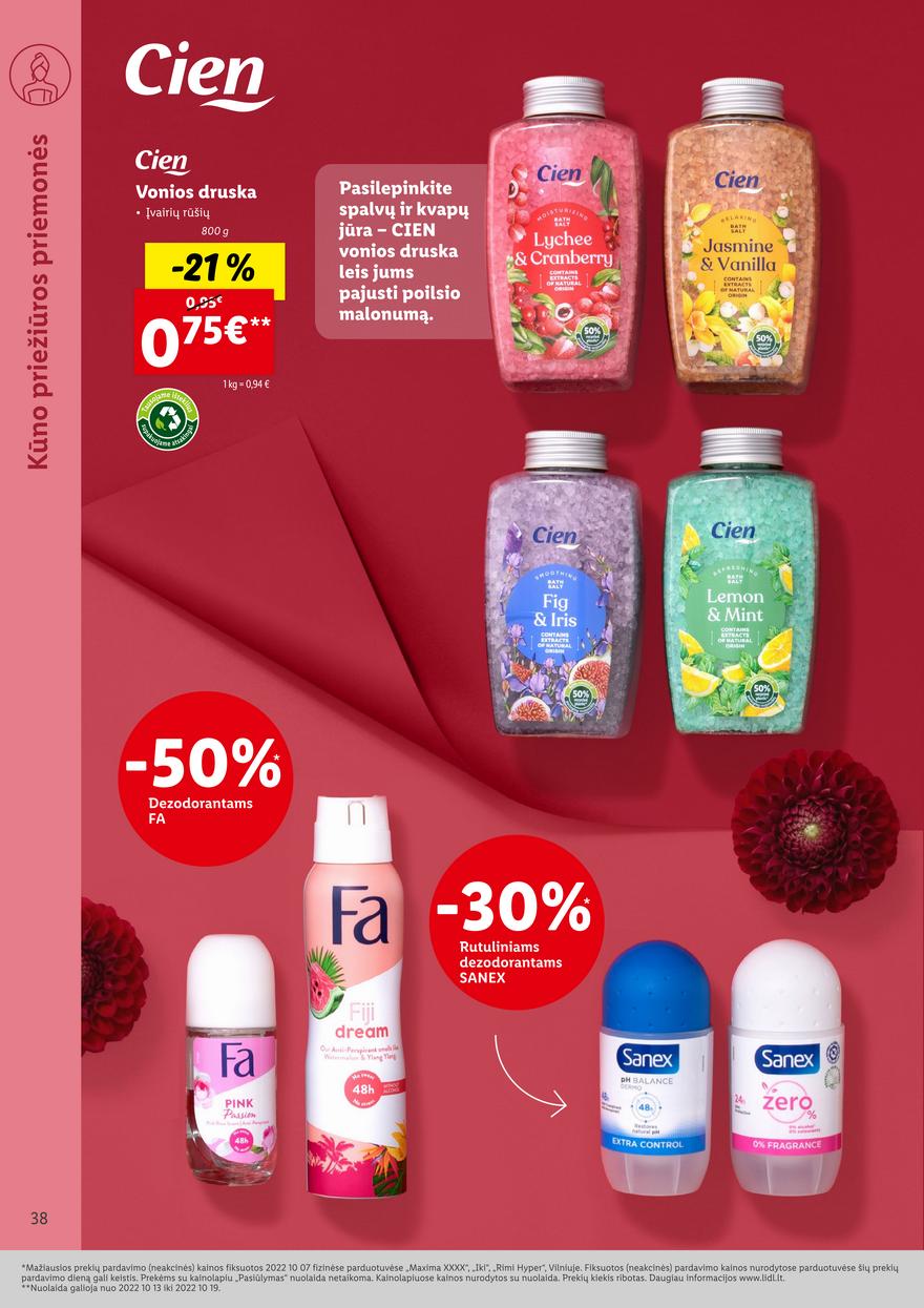 Lidl pasiūlymai akcijos nuo 
  2022-10-13 iki 
  2022-10-19 | Leidinukas.lt puslapis 38