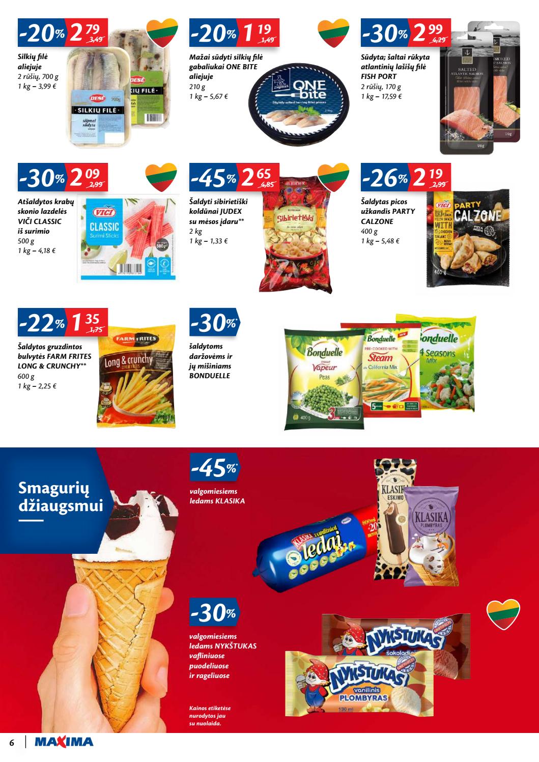 Maxima kaininis leidinys akcijos nuo 
  2020-02-11 iki 
  2020-02-17 | Leidinukas.lt puslapis 6