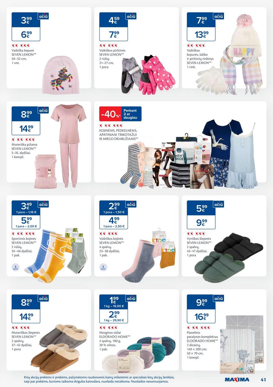 Maxima leidinys 41 akcijos nuo
2024-10-08 iki
2024-10-14 | Leidinukas.lt puslapis 41
