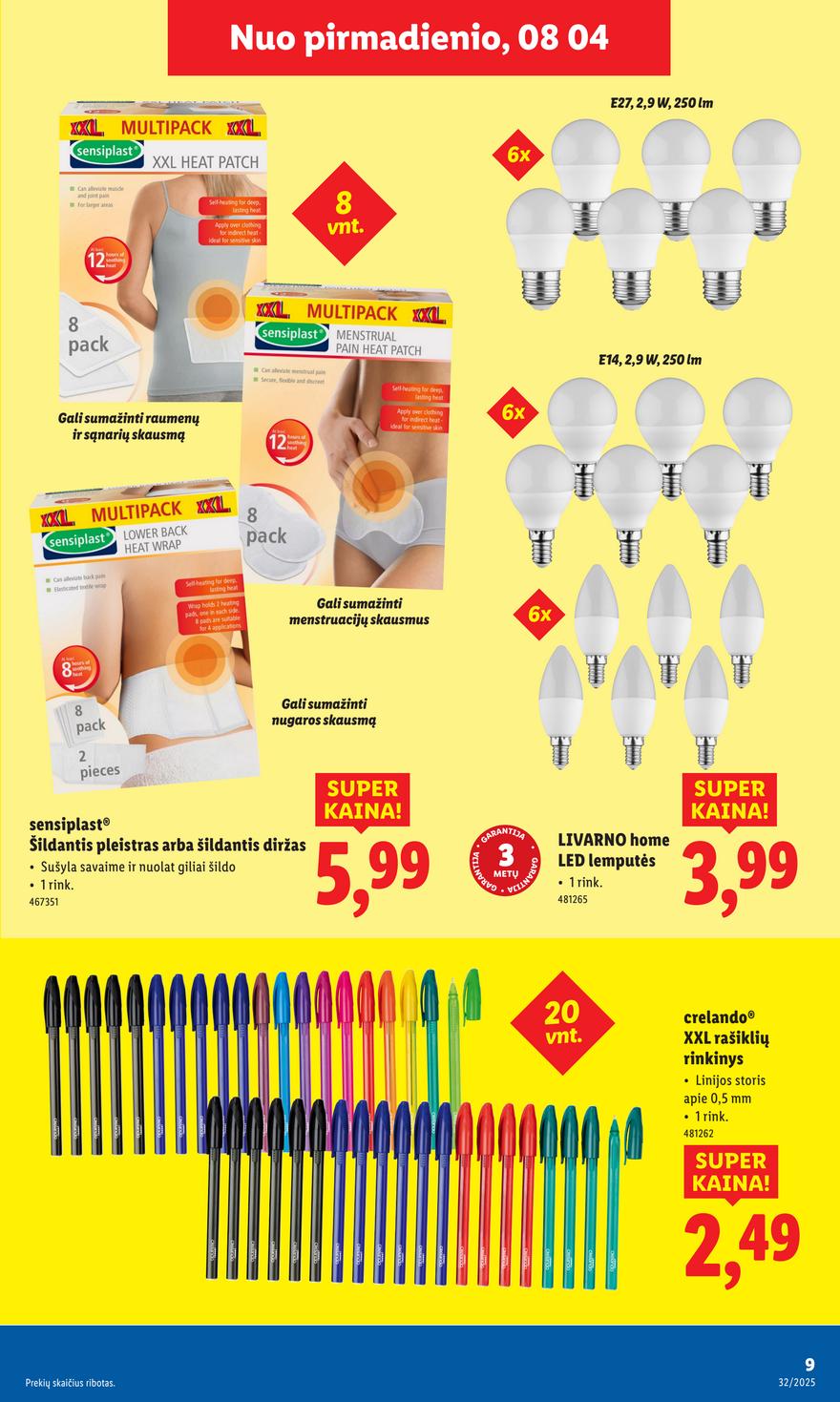 Lidl ne maisto leidinys akcijos nuo 
  2025-08-04 iki 
  2025-08-10 | Leidinukas.lt puslapis 9